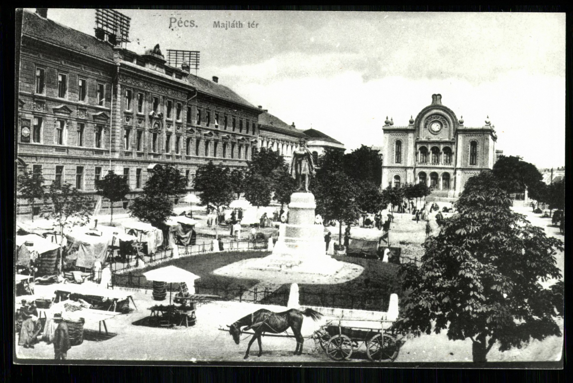 Pécs; Majláth tér (Magyar Kereskedelmi és Vendéglátóipari Múzeum CC BY-NC-ND)