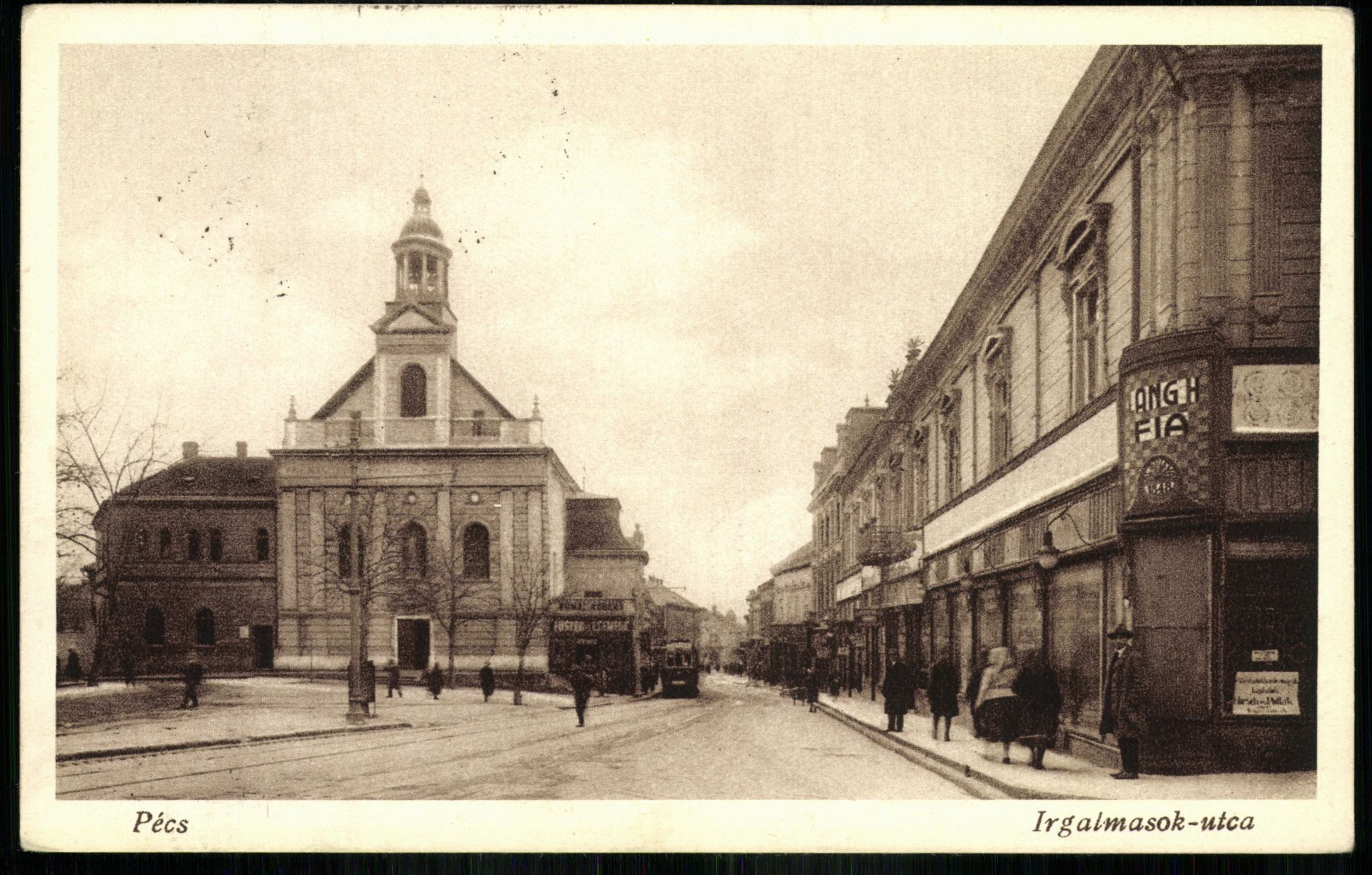 Pécs; Irgalmasok utca (Magyar Kereskedelmi és Vendéglátóipari Múzeum CC BY-NC-ND)