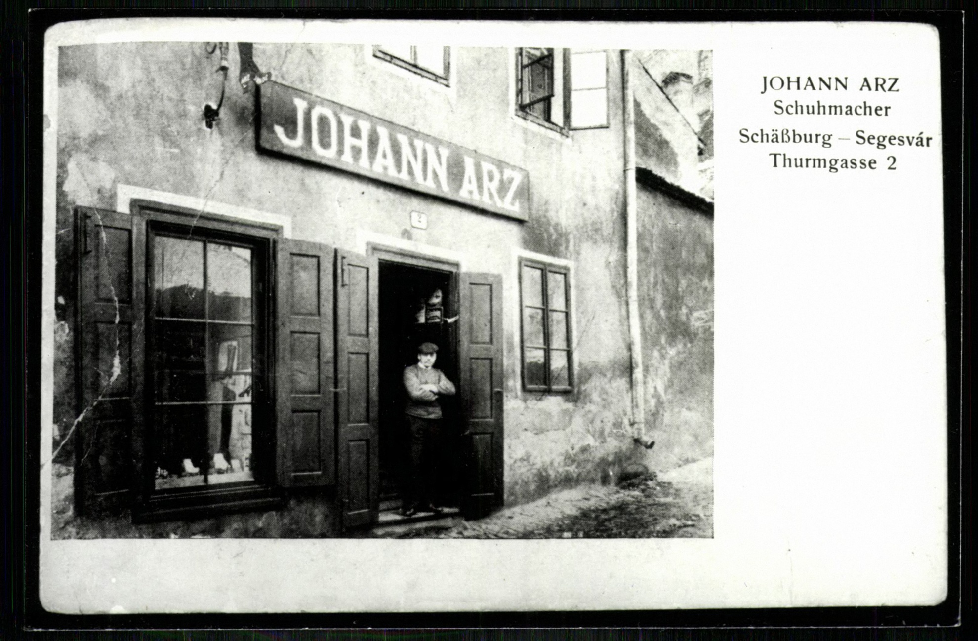 Segesvár; Johann Arz Schuhmacher (Magyar Kereskedelmi és Vendéglátóipari Múzeum CC BY-NC-ND)