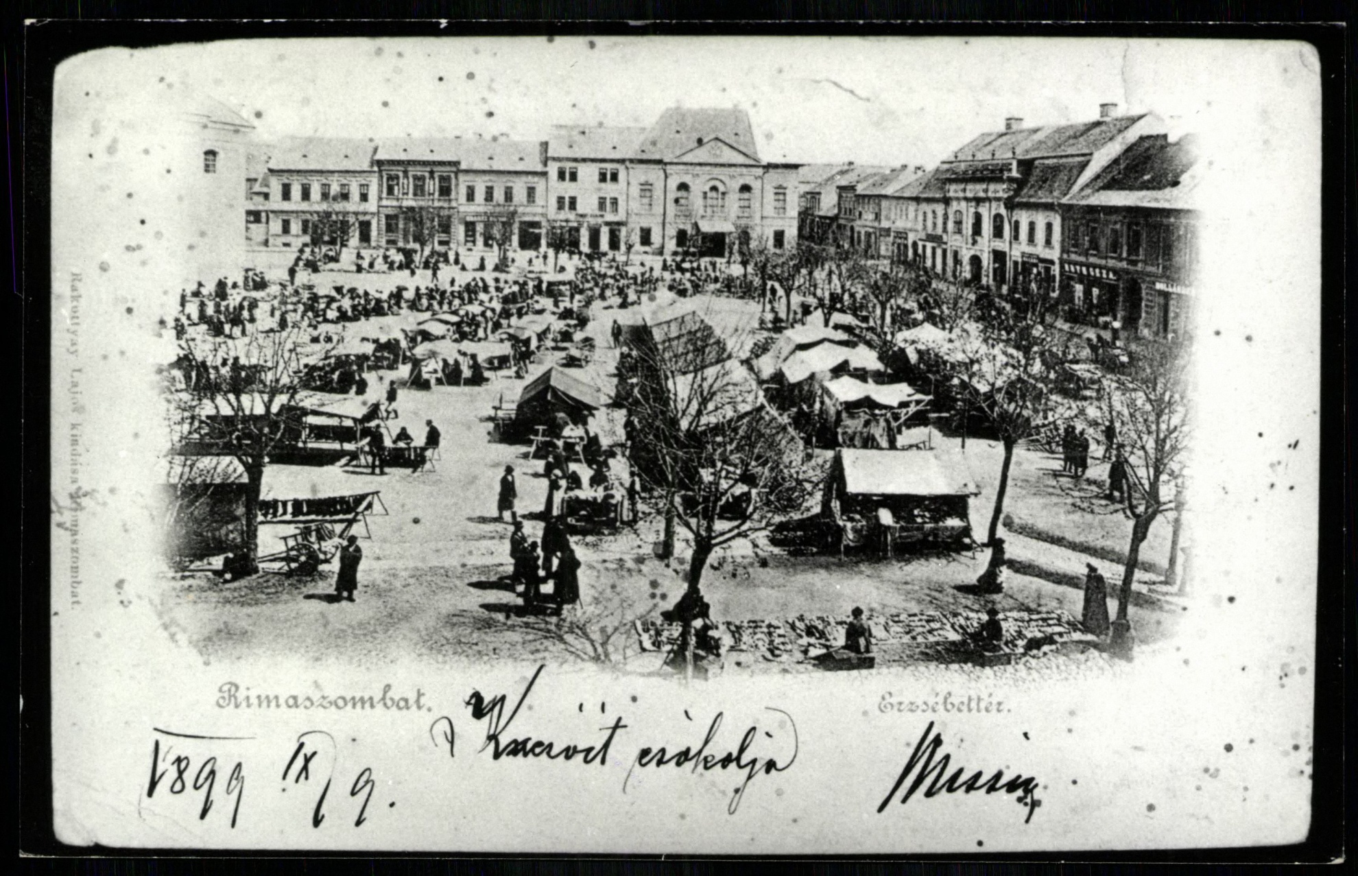 Rimaszombat. Erzsébet-tér (Magyar Kereskedelmi és Vendéglátóipari Múzeum CC BY-NC-ND)