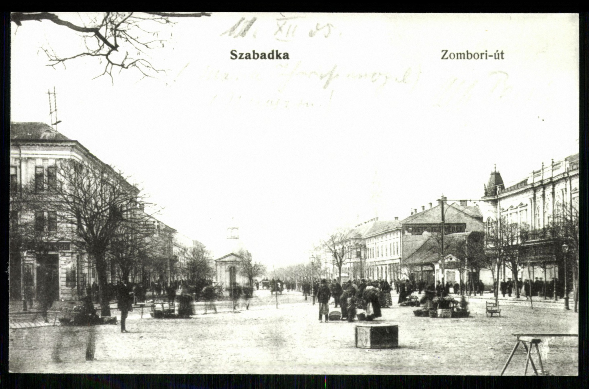 Szabadka; Zombori út (Magyar Kereskedelmi és Vendéglátóipari Múzeum CC BY-NC-ND)