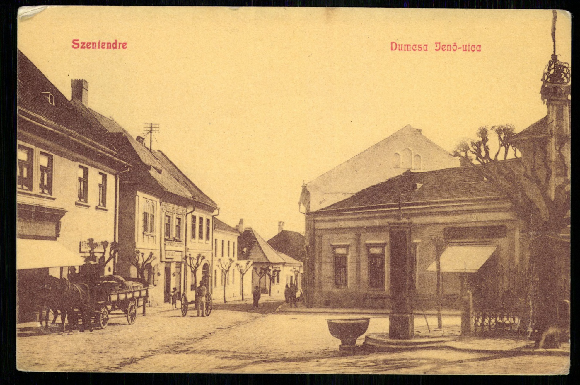 Szentendre; Dumcsa Jenő utca (Magyar Kereskedelmi és Vendéglátóipari Múzeum CC BY-NC-ND)