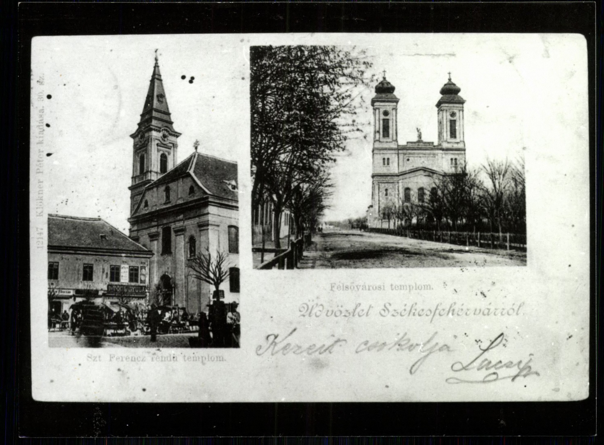Székesfehérvár; Szent Ferenc rendi templom; Felsővárosi templom (Magyar Kereskedelmi és Vendéglátóipari Múzeum CC BY-NC-ND)
