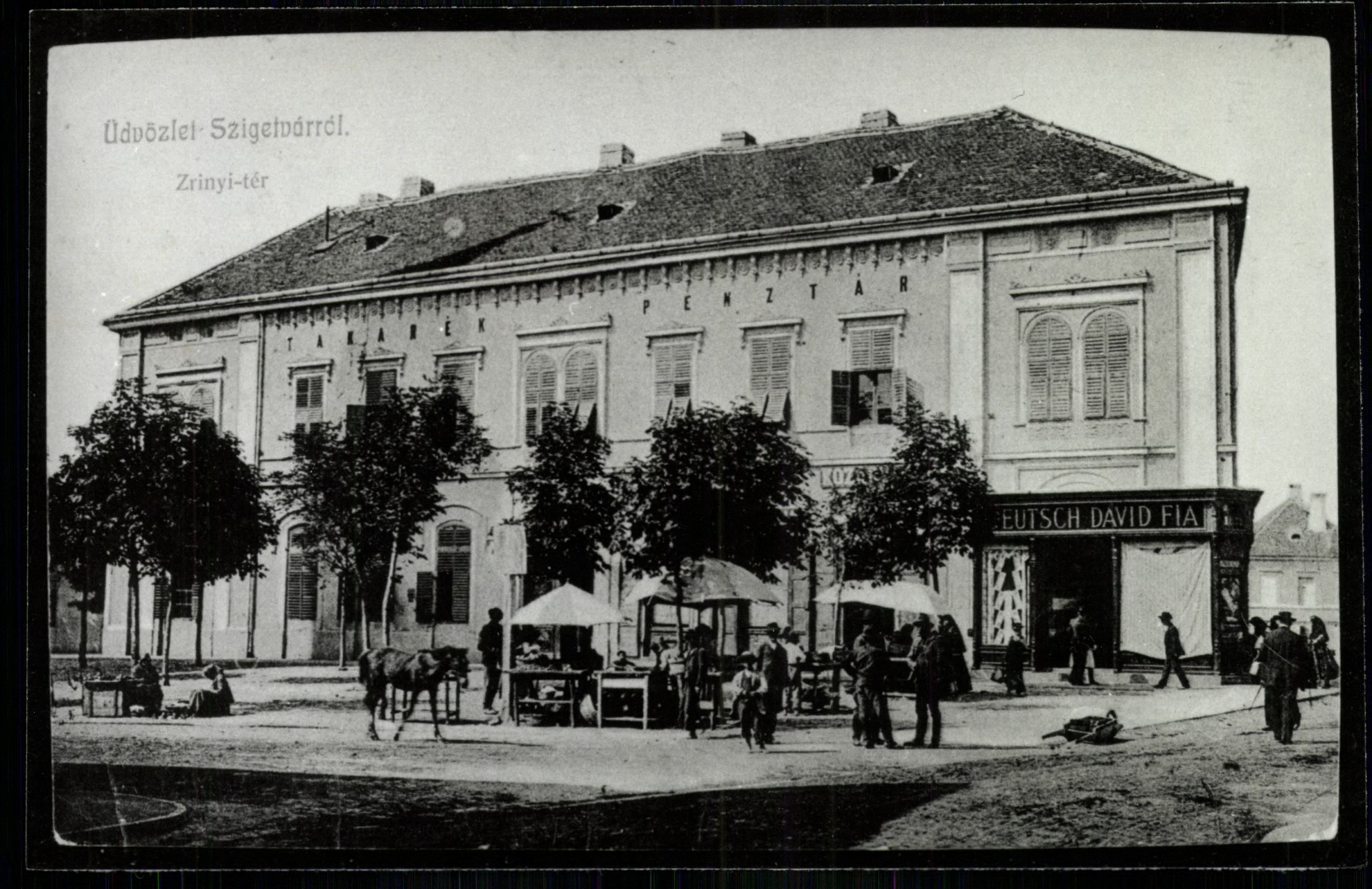 Szigetvár; Zrínyi tér (Magyar Kereskedelmi és Vendéglátóipari Múzeum CC BY-NC-ND)