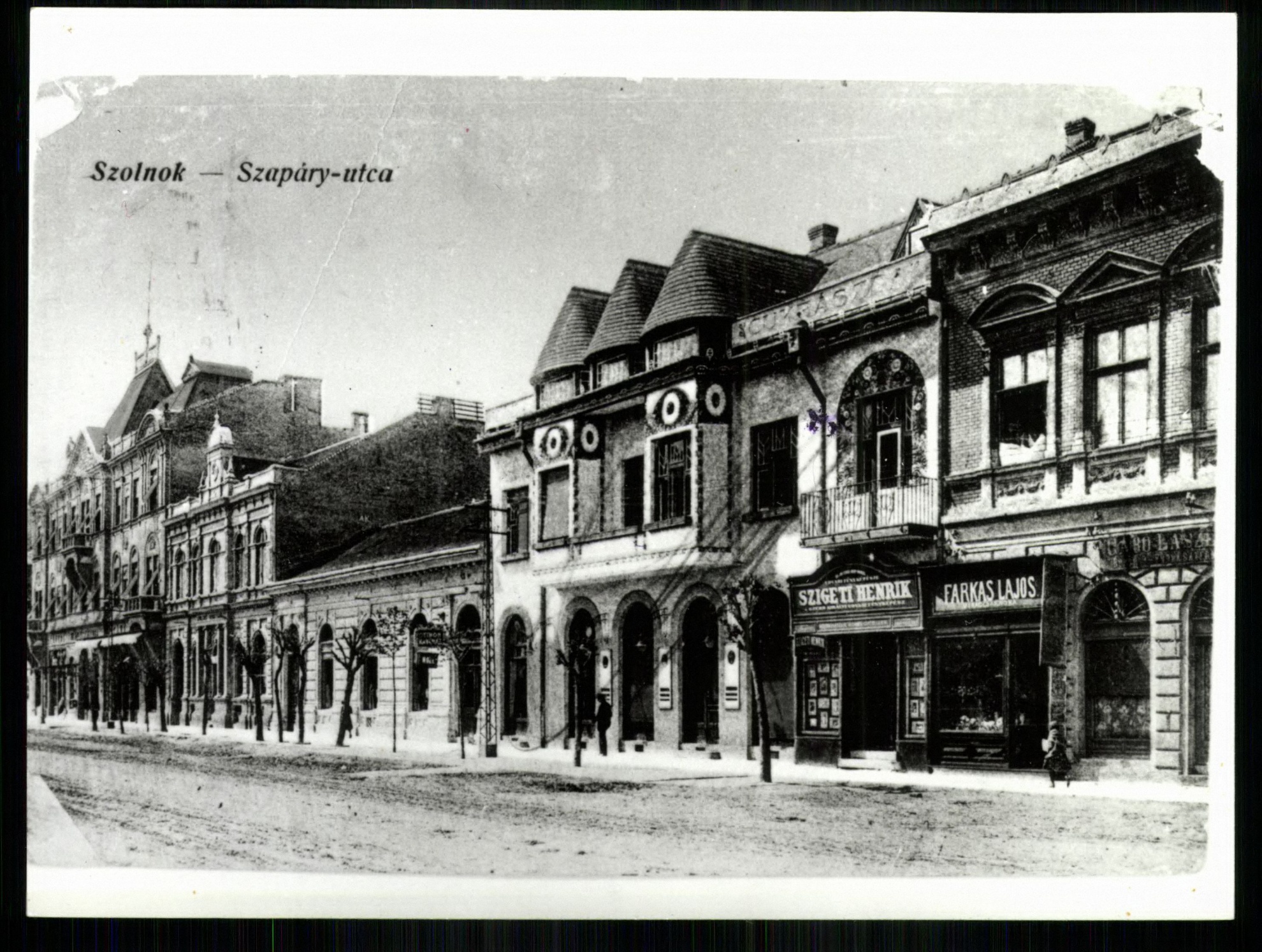 Szolnok; Szapáry utca (Magyar Kereskedelmi és Vendéglátóipari Múzeum CC BY-NC-ND)