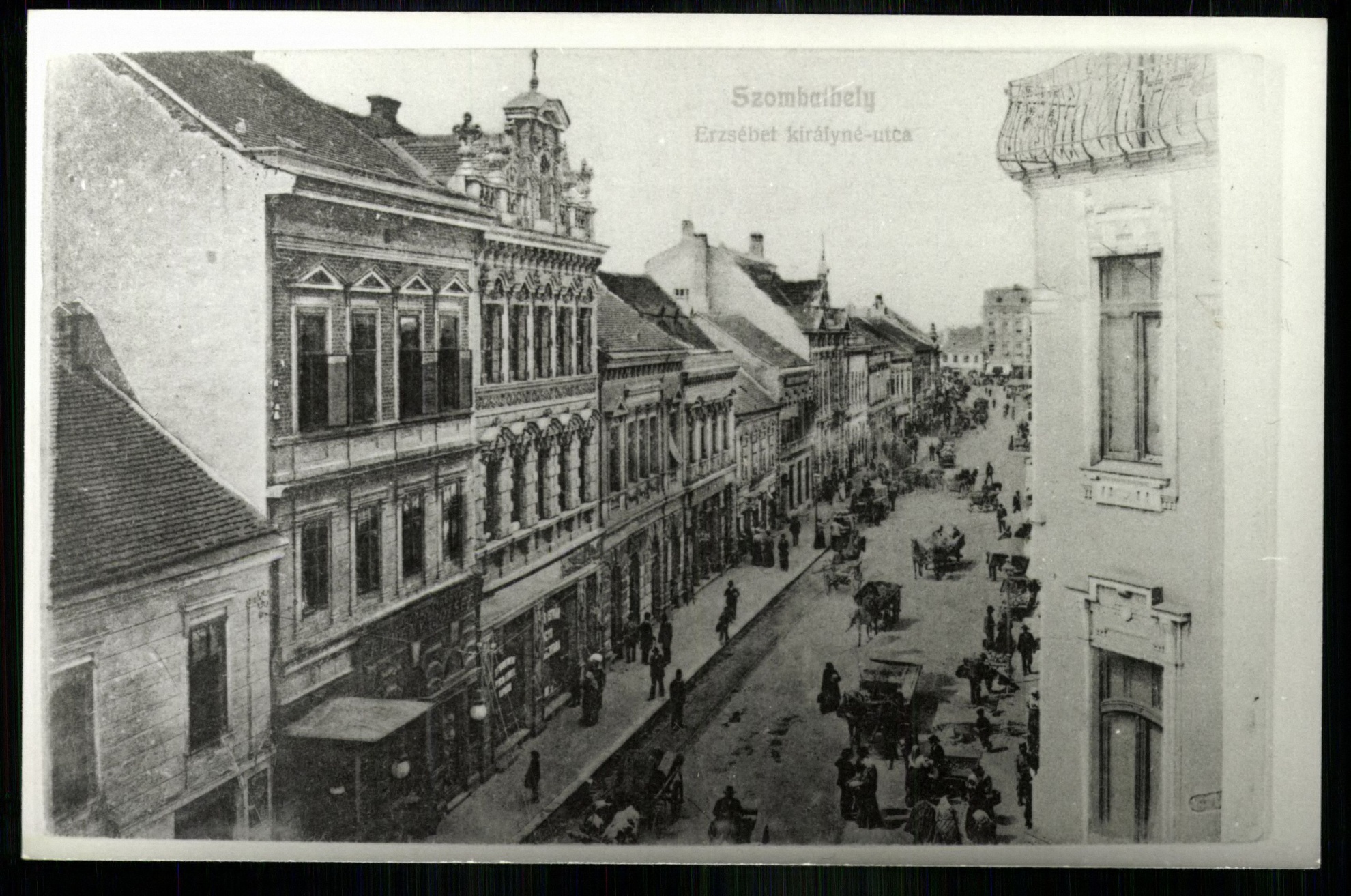Szombathely; Erzsébet királyné utca (Magyar Kereskedelmi és Vendéglátóipari Múzeum CC BY-NC-ND)