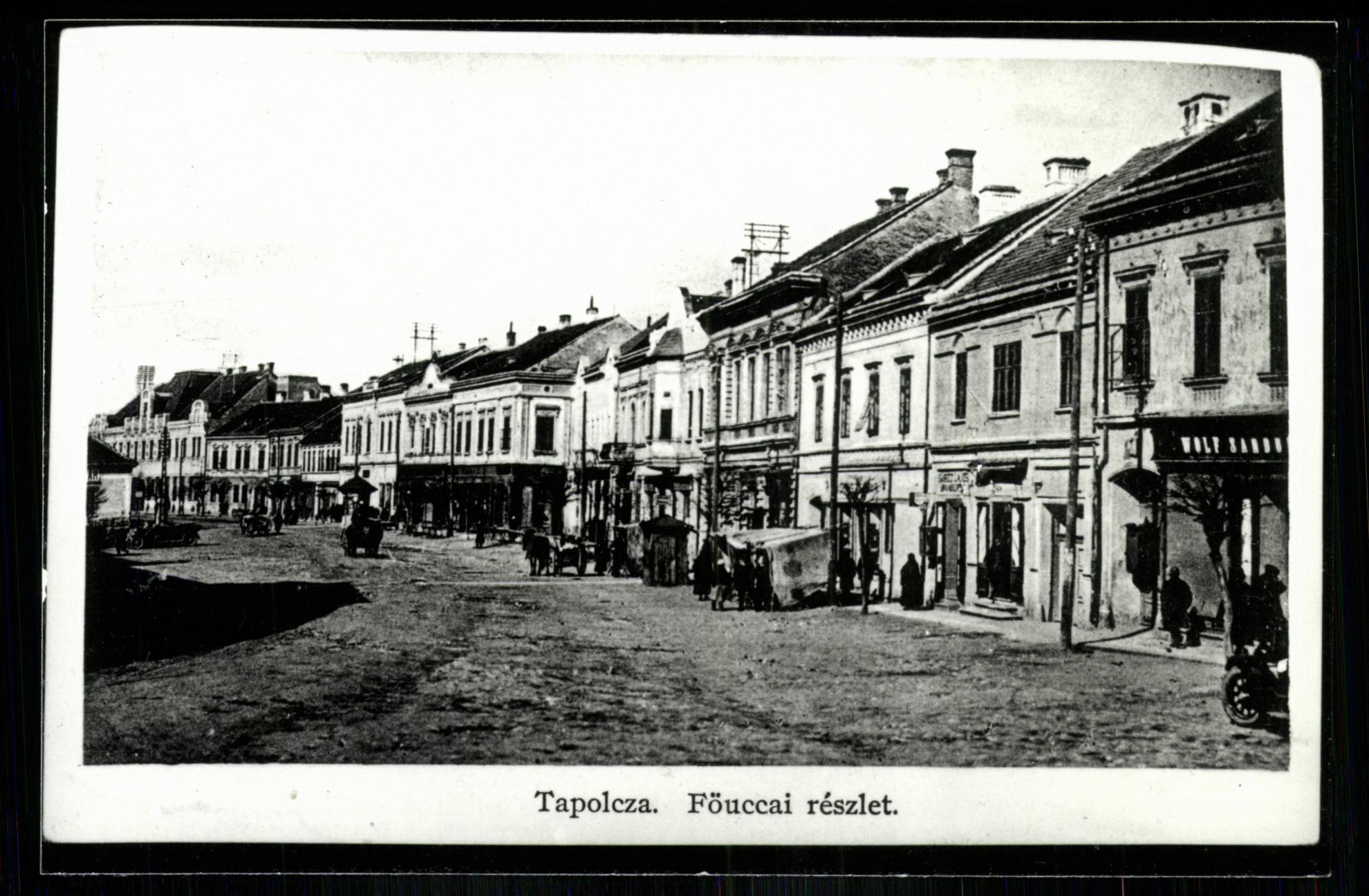 Tapolca; Fő utcai részlet (Magyar Kereskedelmi és Vendéglátóipari Múzeum CC BY-NC-ND)