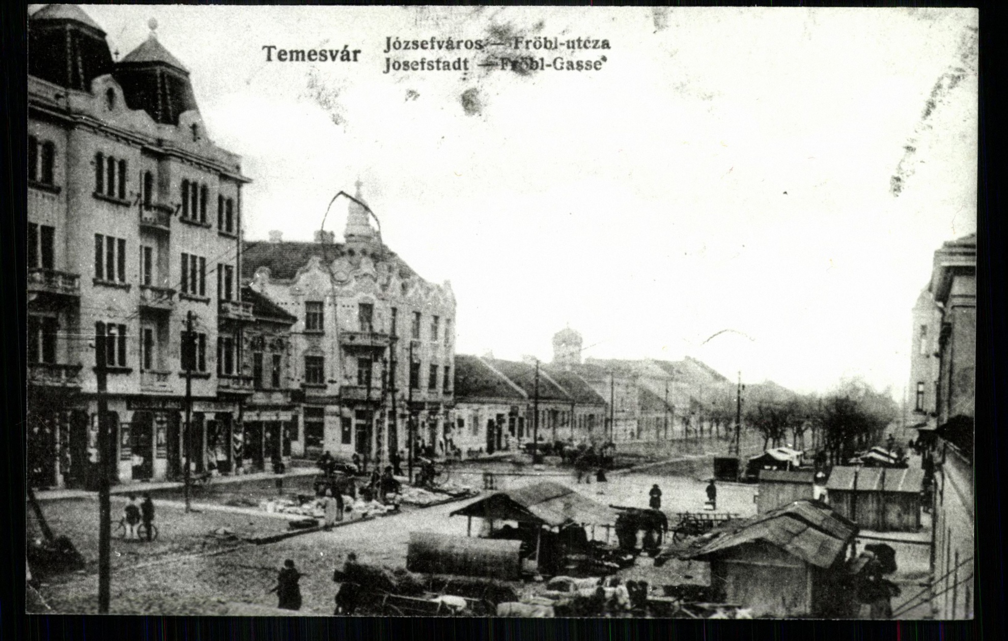 Temesvár; Józsefváros, Fröbl utca (Magyar Kereskedelmi és Vendéglátóipari Múzeum CC BY-NC-ND)