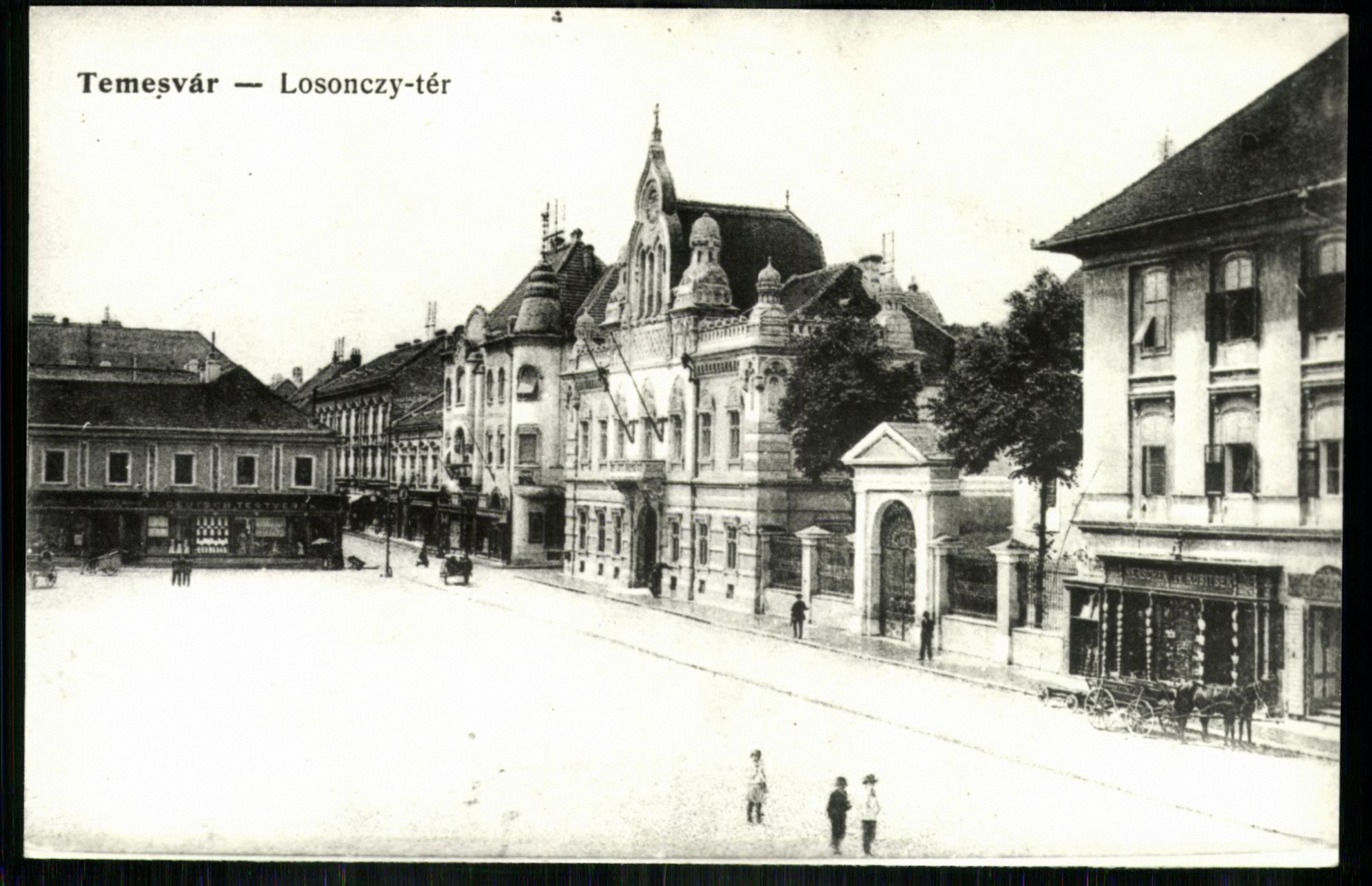 Temesvár; Losonczy tér (Magyar Kereskedelmi és Vendéglátóipari Múzeum CC BY-NC-ND)