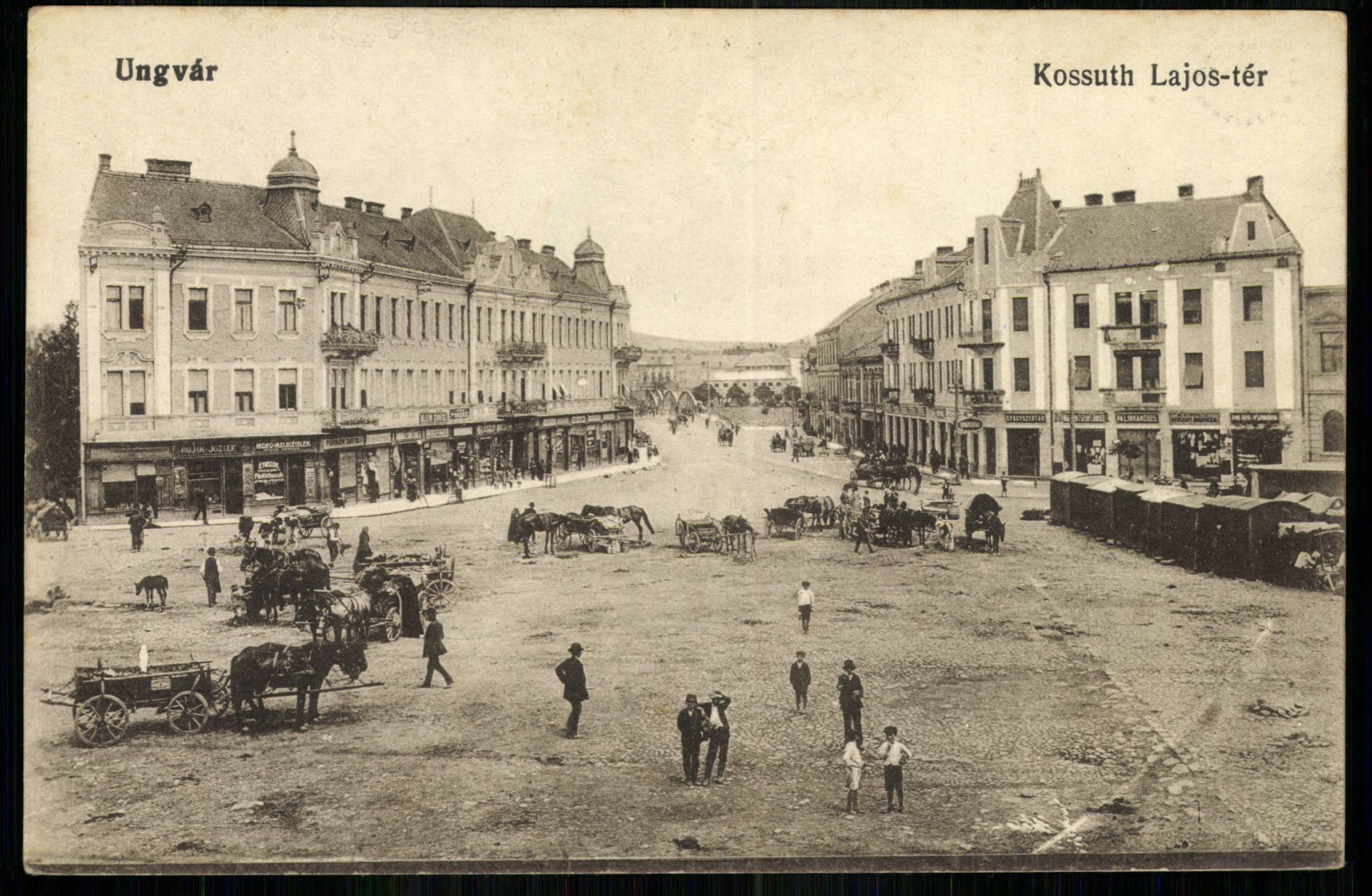 Ungvár; Kossuth Lajos tér (Magyar Kereskedelmi és Vendéglátóipari Múzeum CC BY-NC-ND)