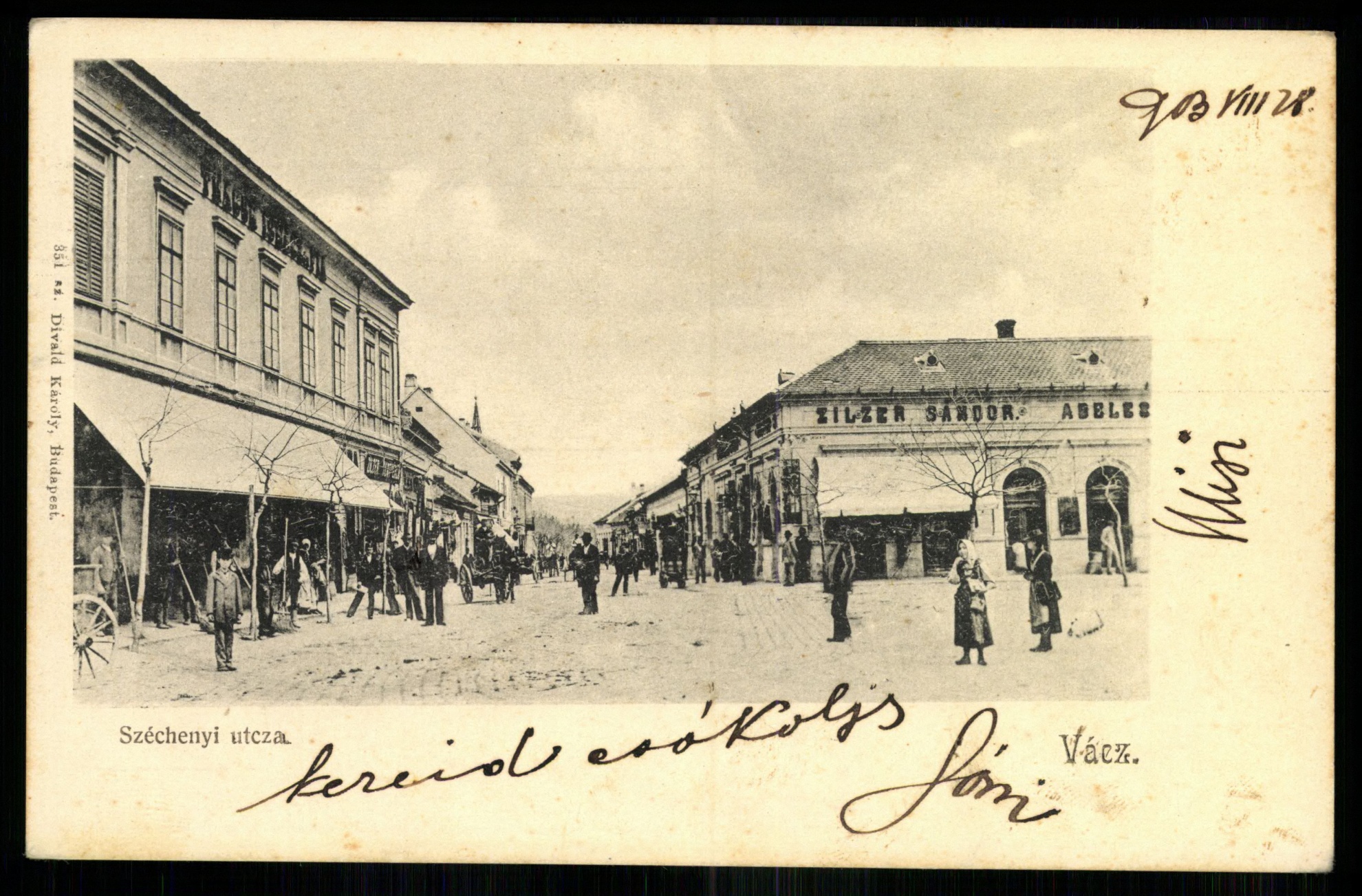 Vác; Széchenyi utca (Magyar Kereskedelmi és Vendéglátóipari Múzeum CC BY-NC-ND)