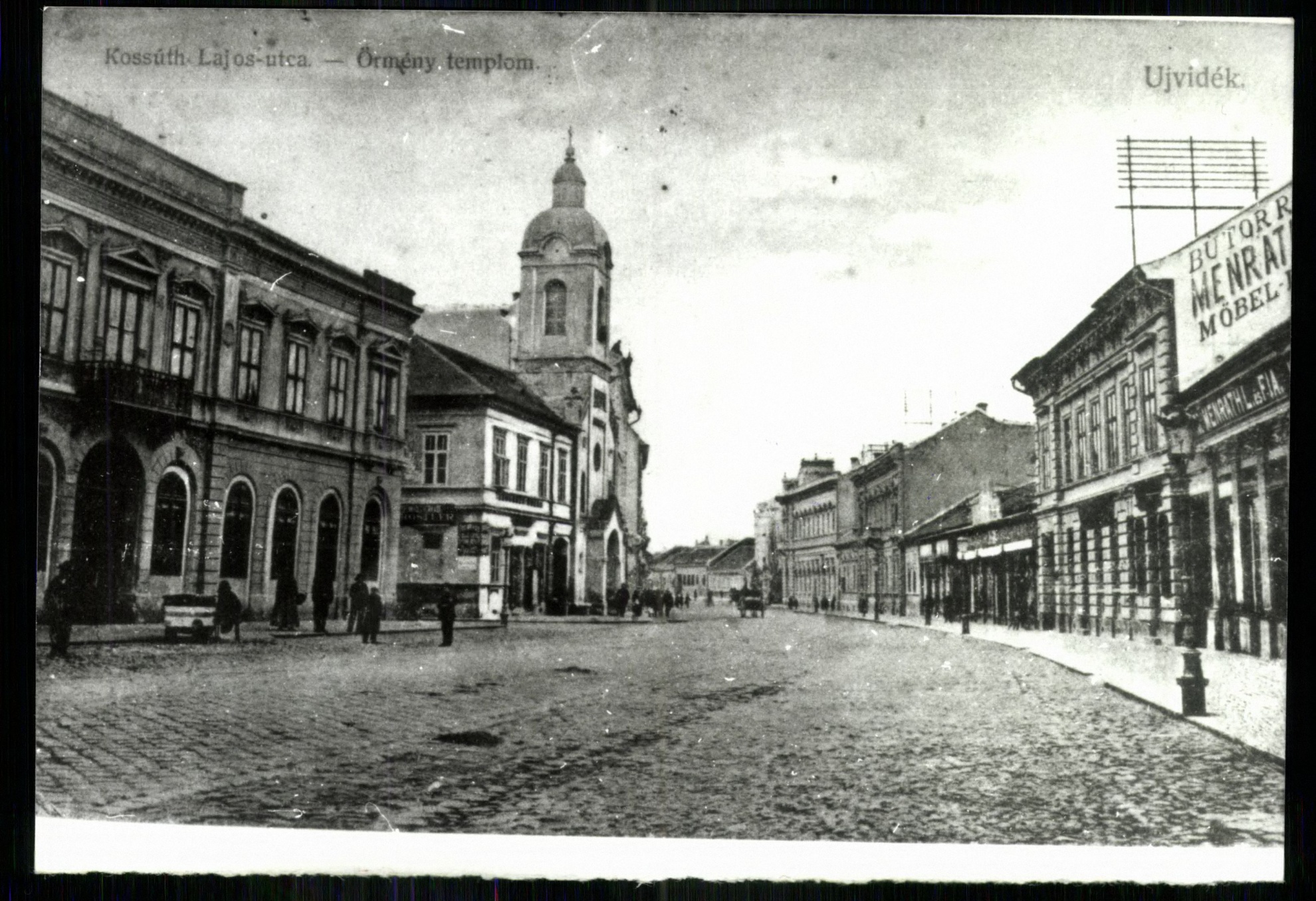 Újvidék; Kossuth Lajos utca. (Magyar Kereskedelmi és Vendéglátóipari Múzeum CC BY-NC-ND)