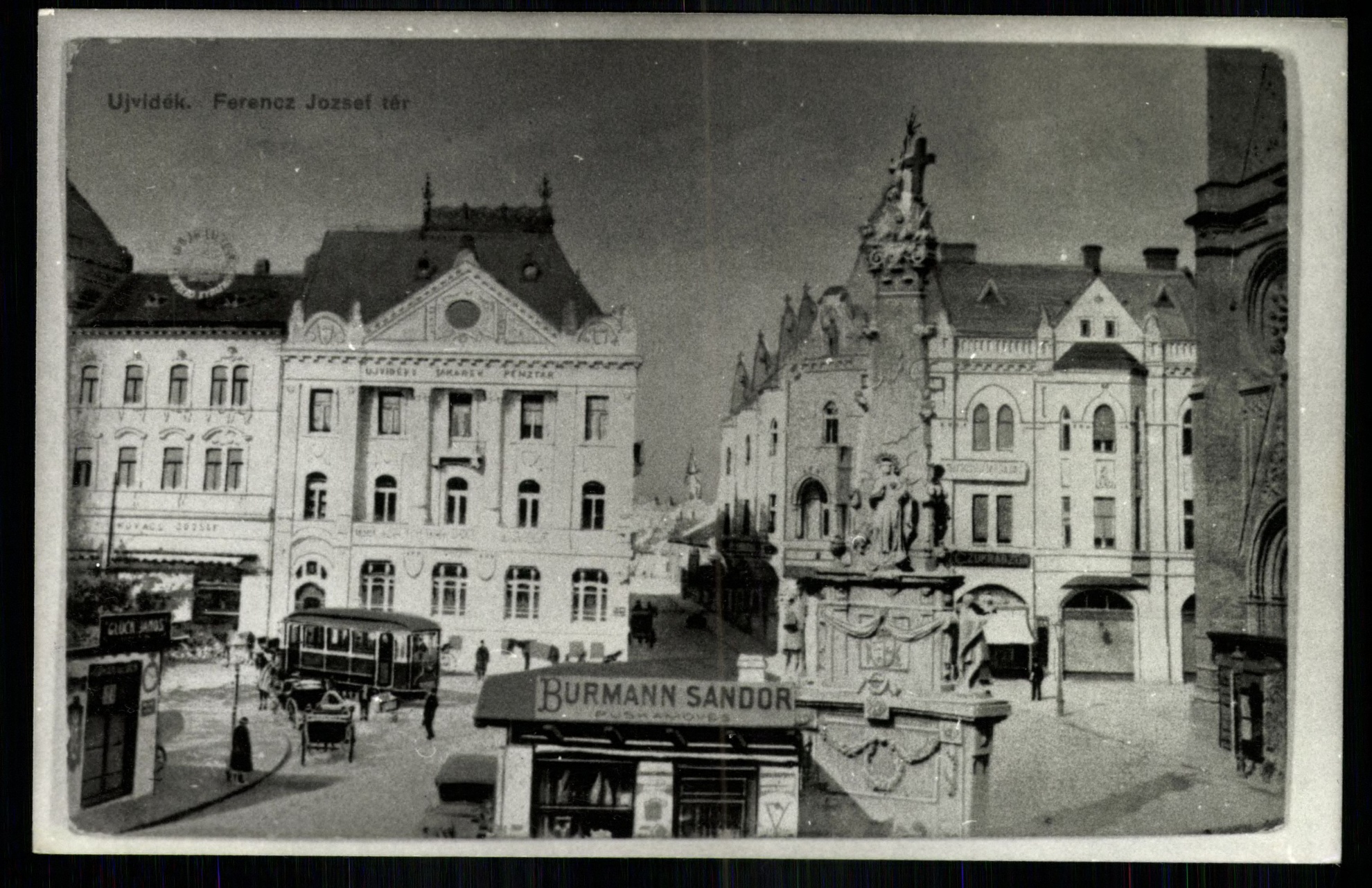 Újvidék; Ferenc József tér (Magyar Kereskedelmi és Vendéglátóipari Múzeum CC BY-NC-ND)