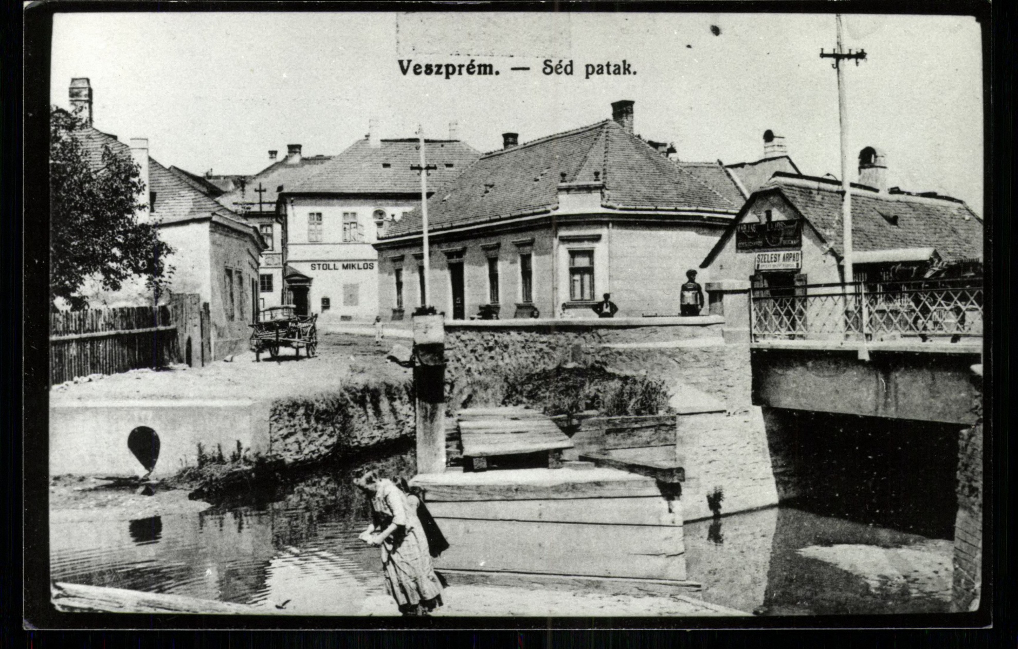 Veszprém; Séd patak (Magyar Kereskedelmi és Vendéglátóipari Múzeum CC BY-NC-ND)
