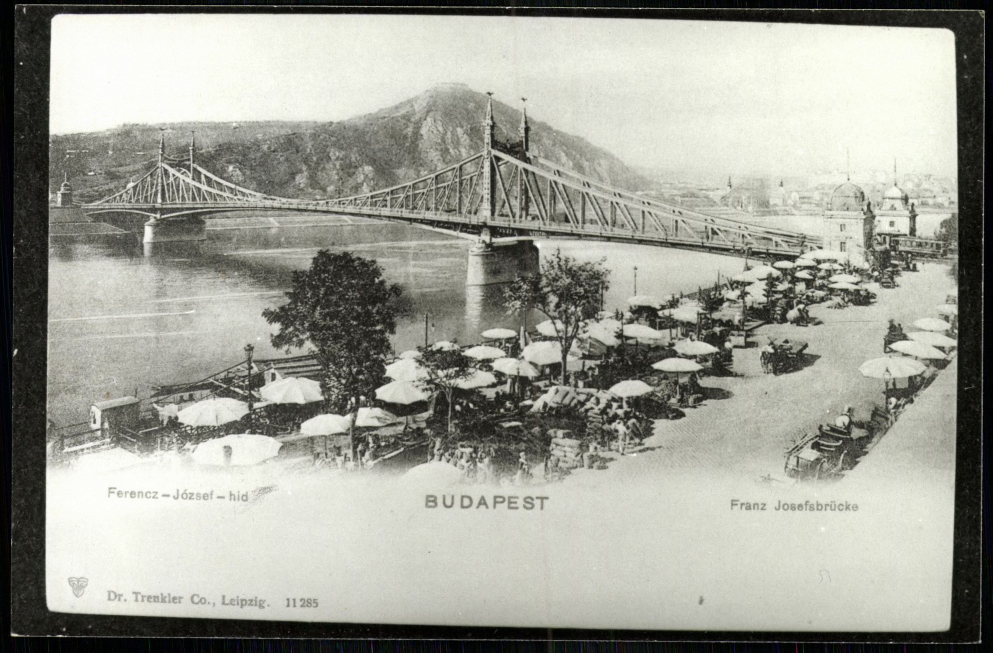 Budapest; Ferenc József híd (Magyar Kereskedelmi és Vendéglátóipari Múzeum CC BY-NC-ND)