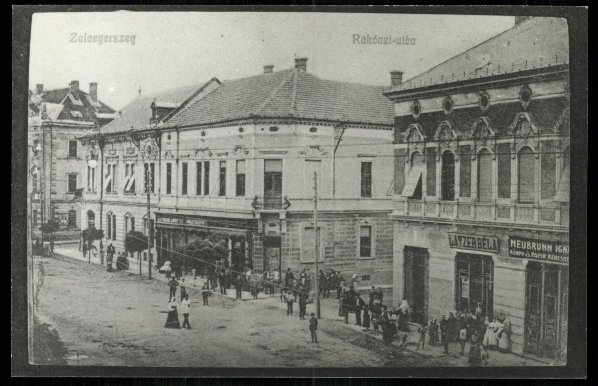 Zalaegerszeg; Rákóczi utca (Magyar Kereskedelmi és Vendéglátóipari Múzeum CC BY-NC-ND)