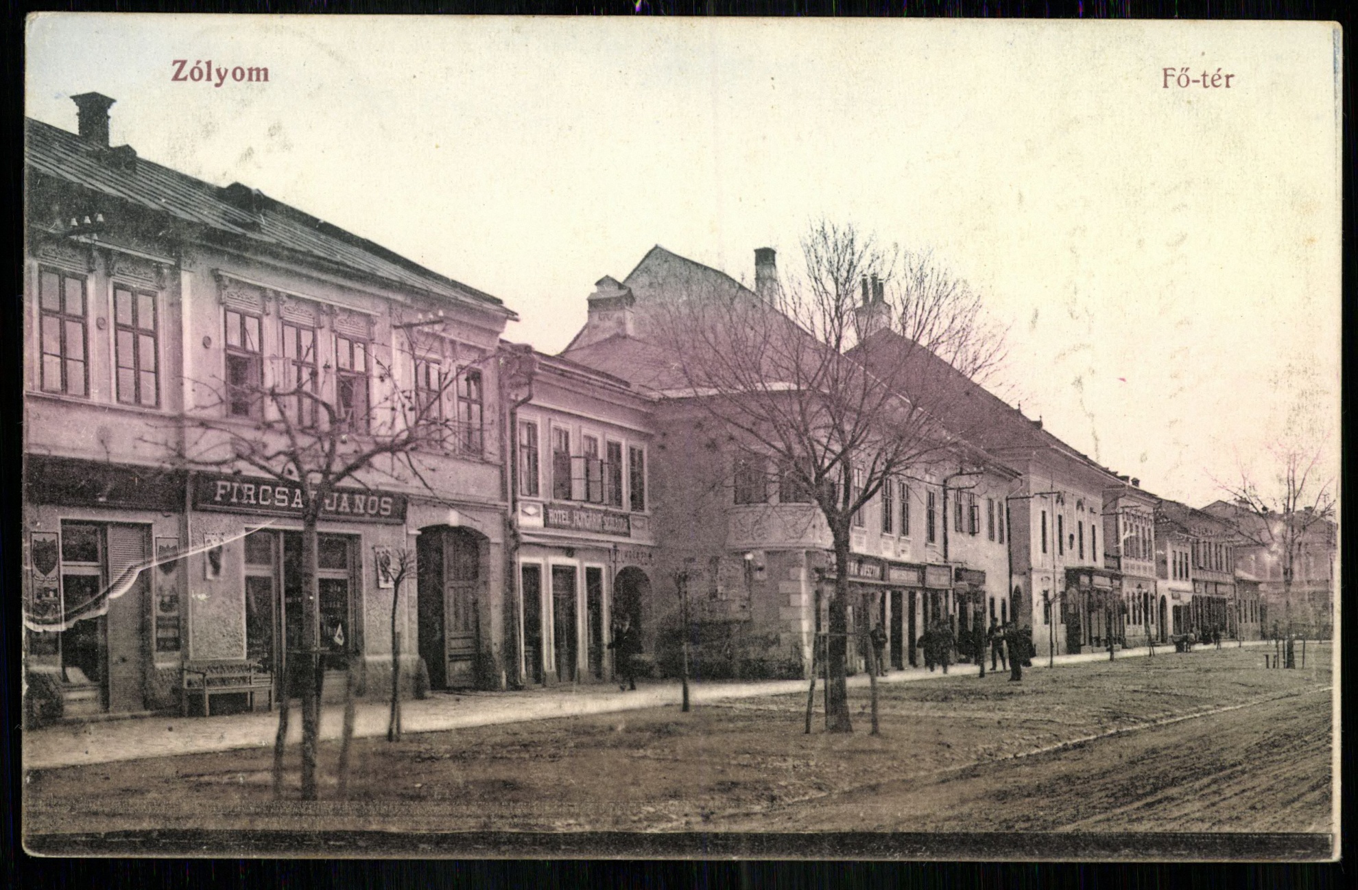 Zólyom; Fő tér (Magyar Kereskedelmi és Vendéglátóipari Múzeum CC BY-NC-ND)