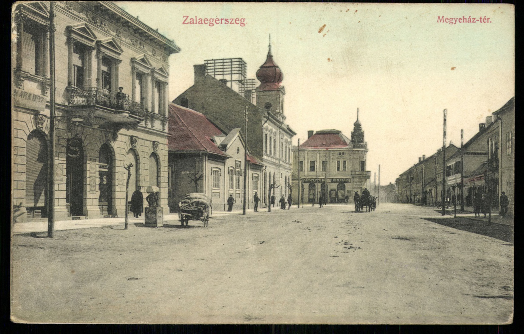 Zalaegerszeg; Megyeház tér (Magyar Kereskedelmi és Vendéglátóipari Múzeum CC BY-NC-ND)