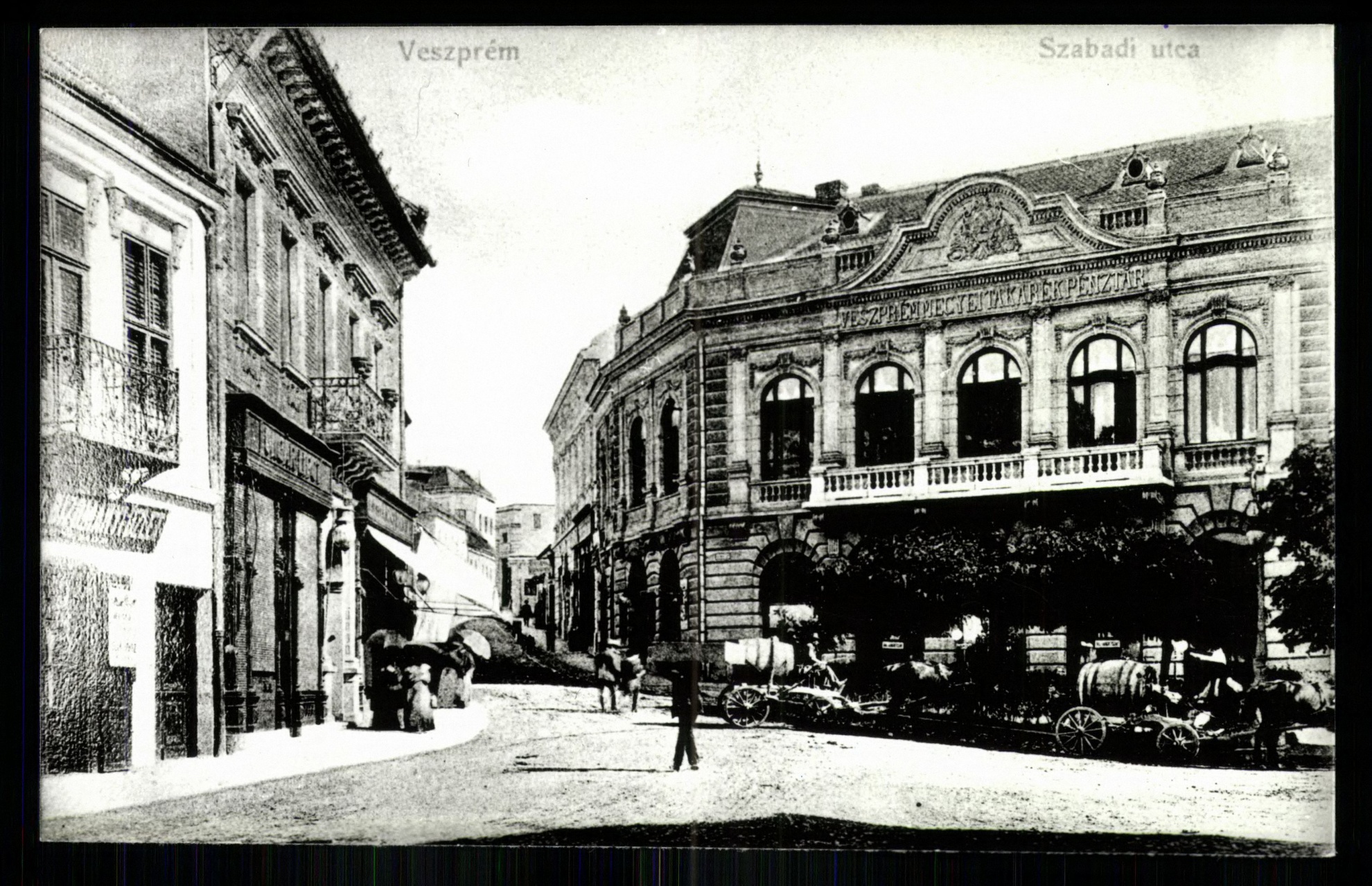 Veszprém; Szabadi utca (Magyar Kereskedelmi és Vendéglátóipari Múzeum CC BY-NC-ND)