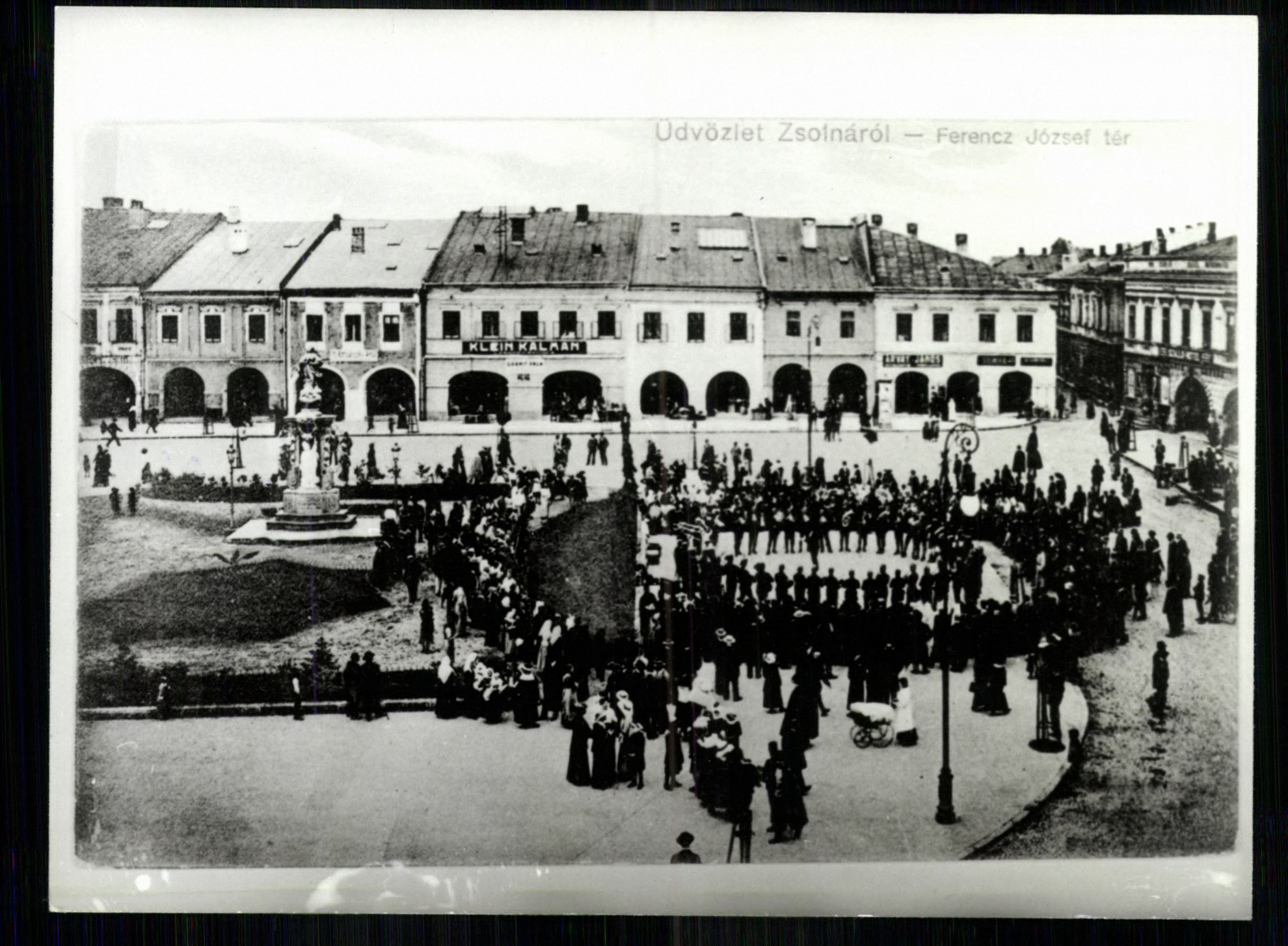 Zsolna; Ferenc József tér (Magyar Kereskedelmi és Vendéglátóipari Múzeum CC BY-NC-ND)
