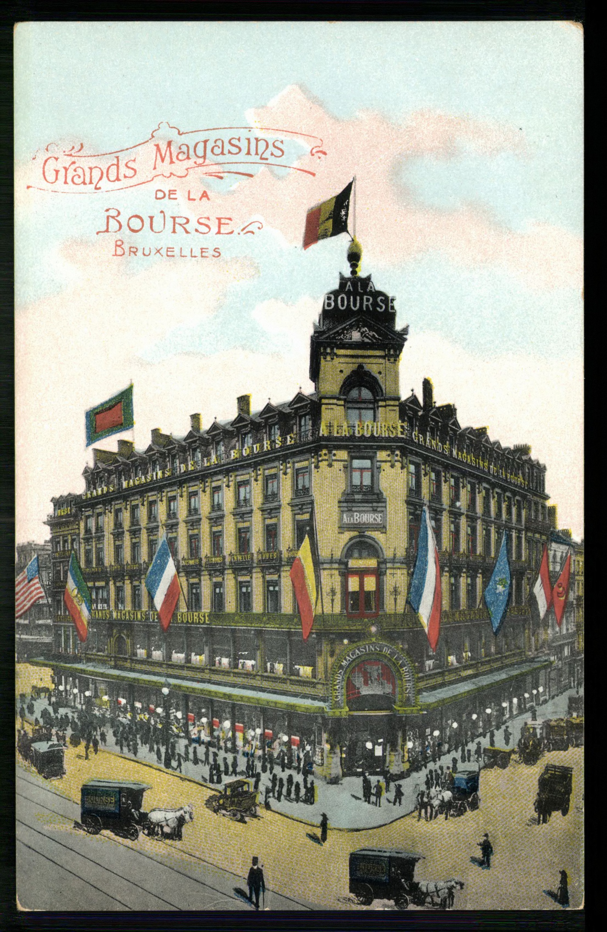 Grands Magasins de la Bourse Bruxelles (Magyar Kereskedelmi és Vendéglátóipari Múzeum CC BY-NC-ND)
