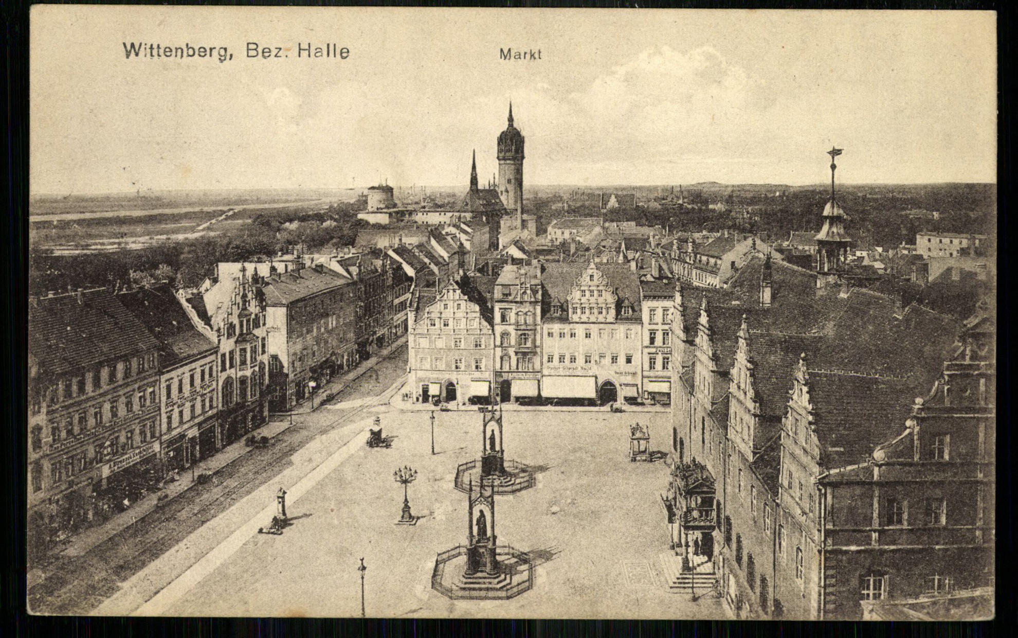 Wittenberg; Bez. Halle Markt (Magyar Kereskedelmi és Vendéglátóipari Múzeum CC BY-NC-ND)