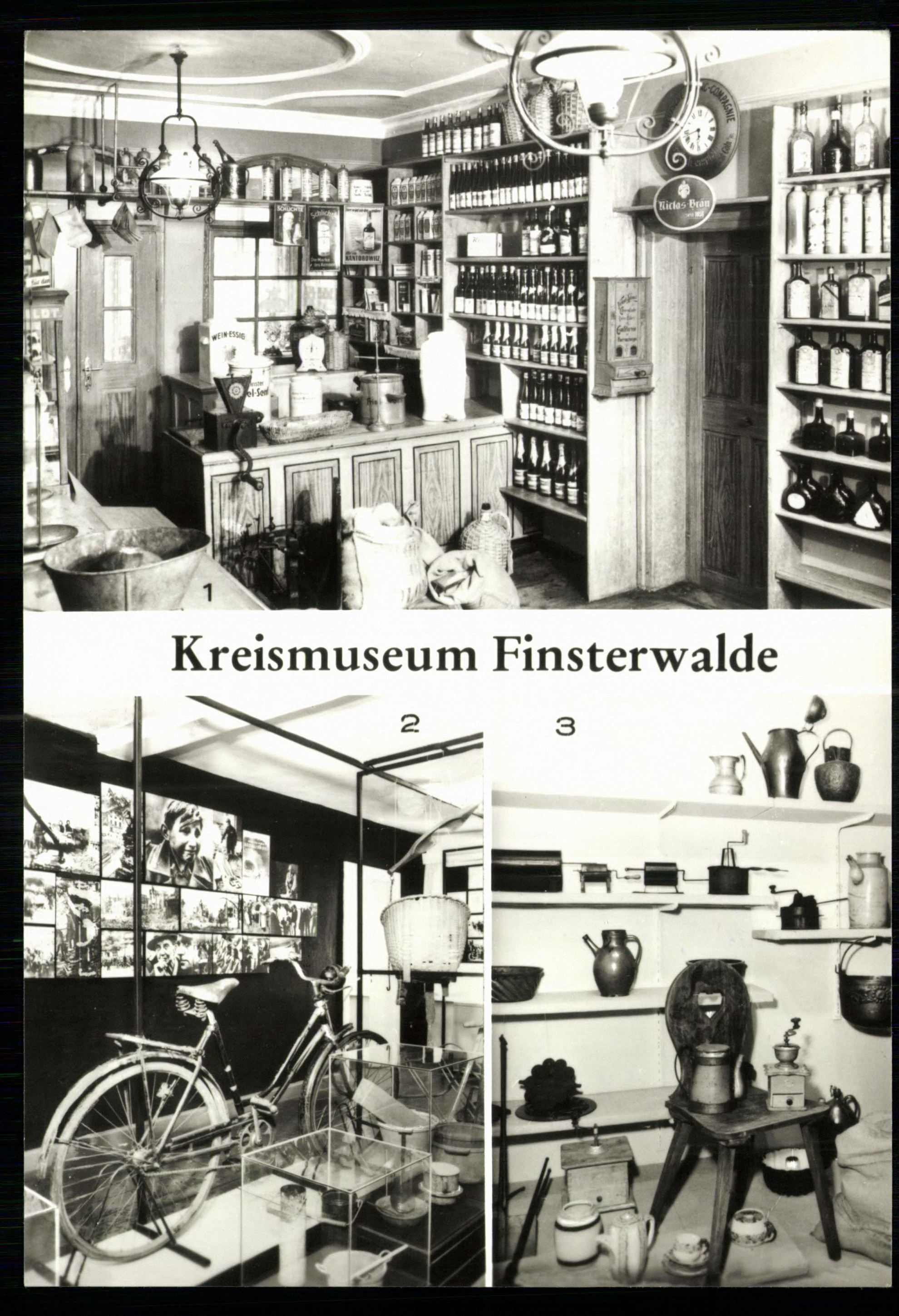 1 Kolonialwarengeschäft um 1850. 2 Schwerer Anfang. 3 Kafeeremise (Magyar Kereskedelmi és Vendéglátóipari Múzeum CC BY-NC-ND)