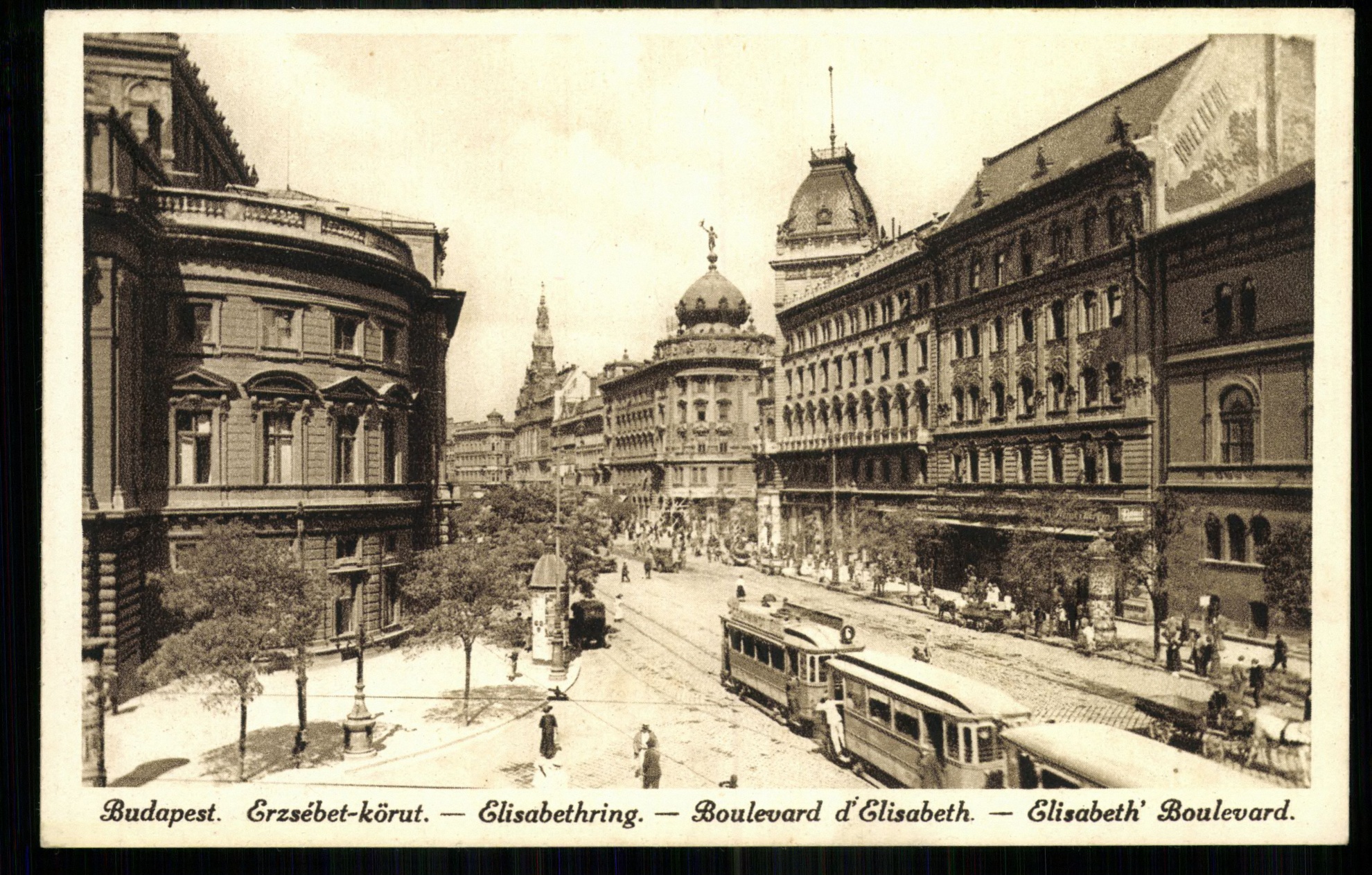 Budapest; Erzsébet körút (Magyar Kereskedelmi és Vendéglátóipari Múzeum CC BY-NC-ND)
