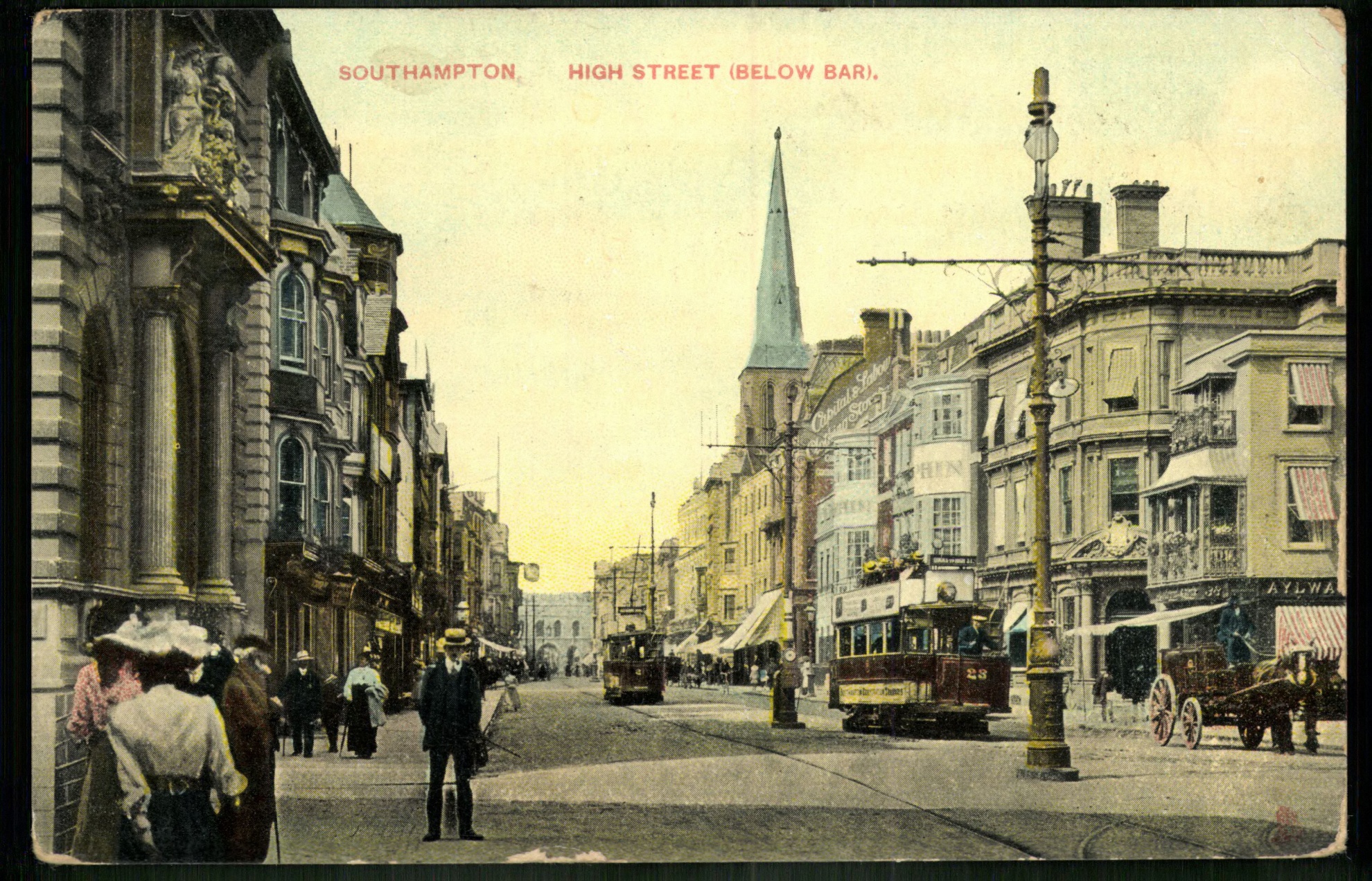 Southampton; Highs Street (Below Bar) (Magyar Kereskedelmi és Vendéglátóipari Múzeum CC BY-NC-ND)