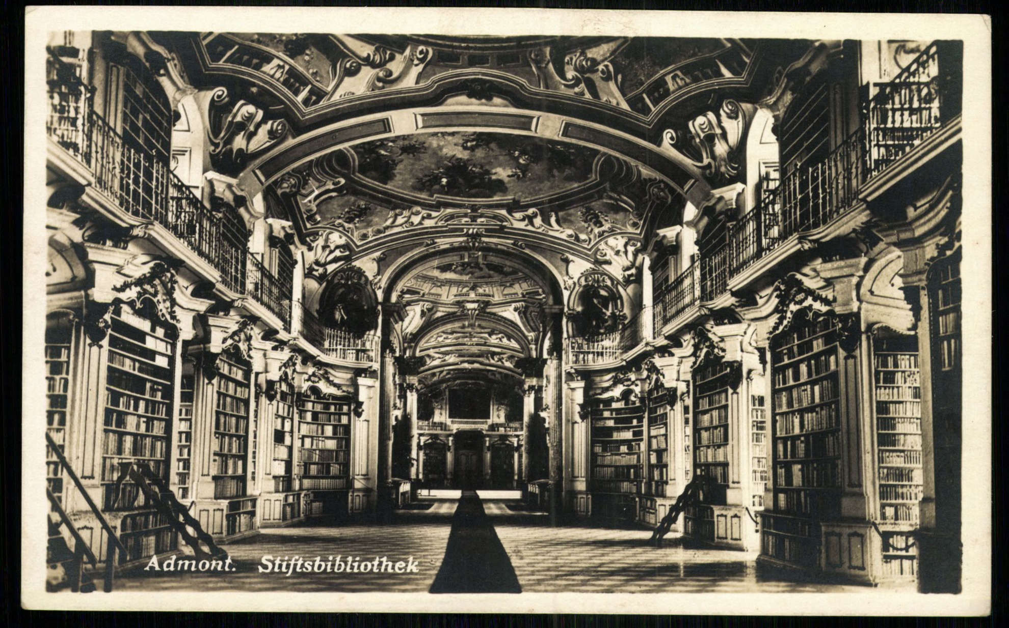 Admont. Stiftsbibliothek (Magyar Kereskedelmi és Vendéglátóipari Múzeum CC BY-NC-ND)