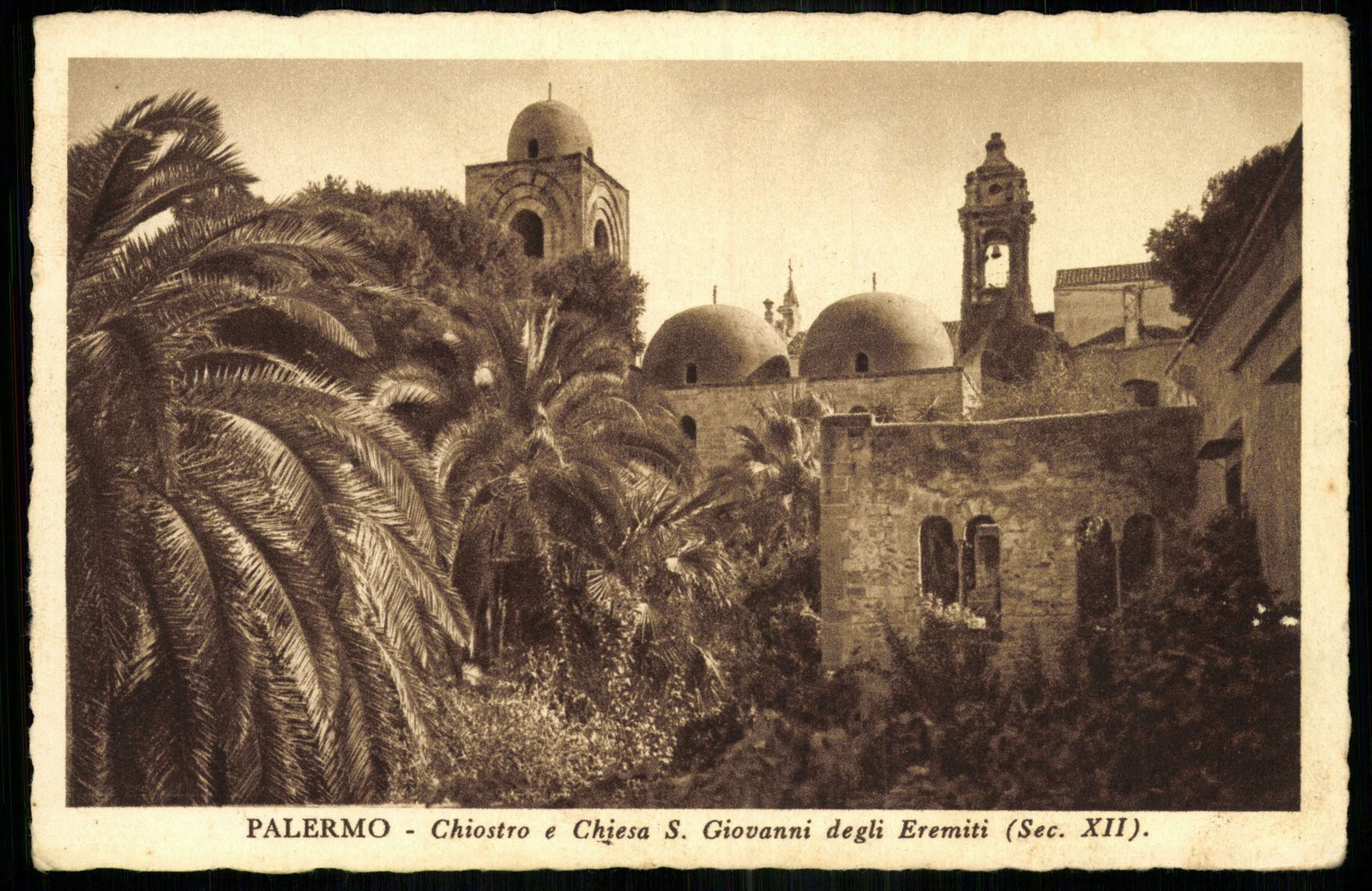 Palermo - Chiostro e Chiesa S. Giovanni degli Eremiti (Sec. XII.) (Magyar Kereskedelmi és Vendéglátóipari Múzeum CC BY-NC-ND)
