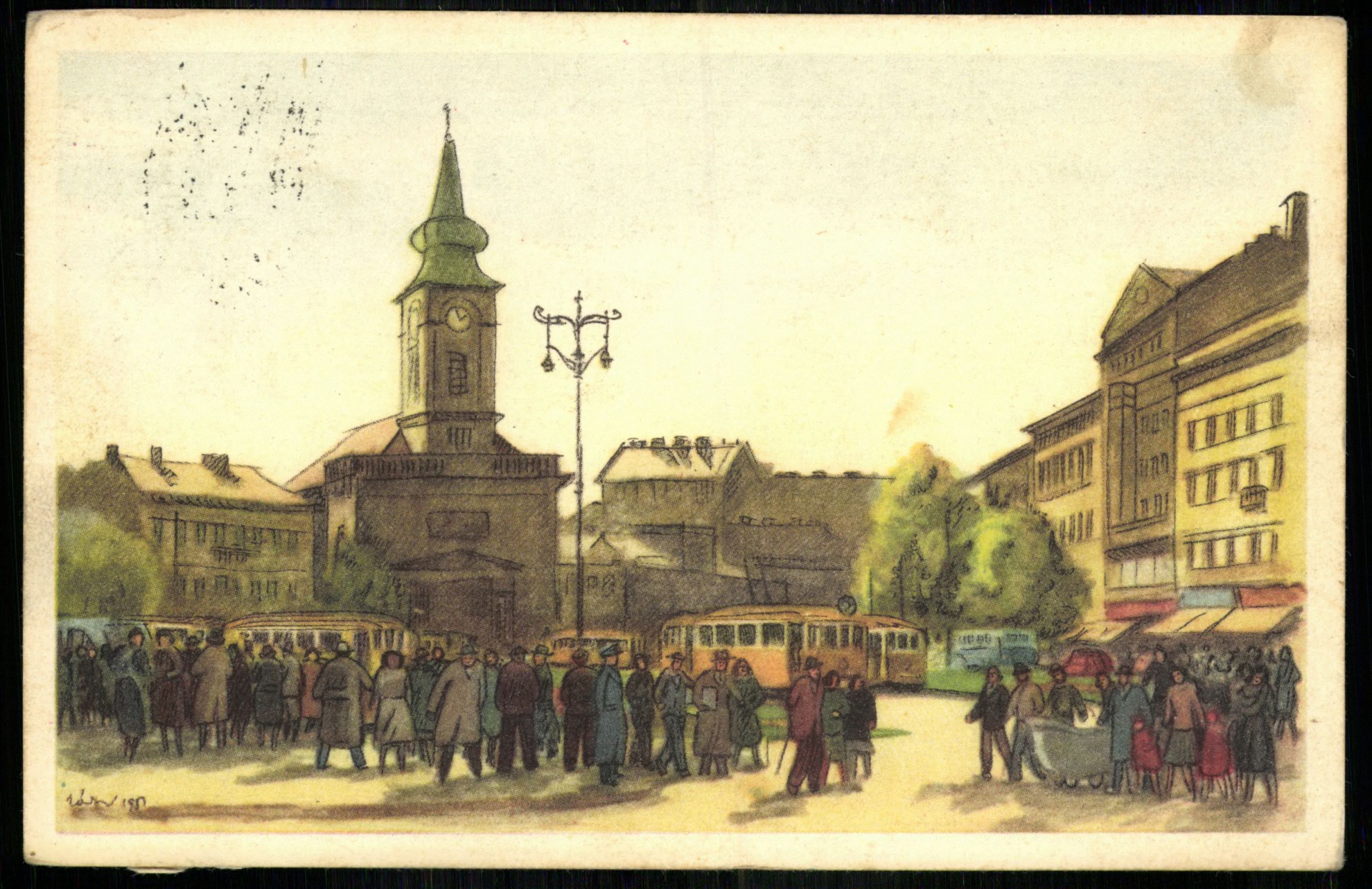 Budapest; A Kálvin tér (Magyar Kereskedelmi és Vendéglátóipari Múzeum CC BY-NC-ND)