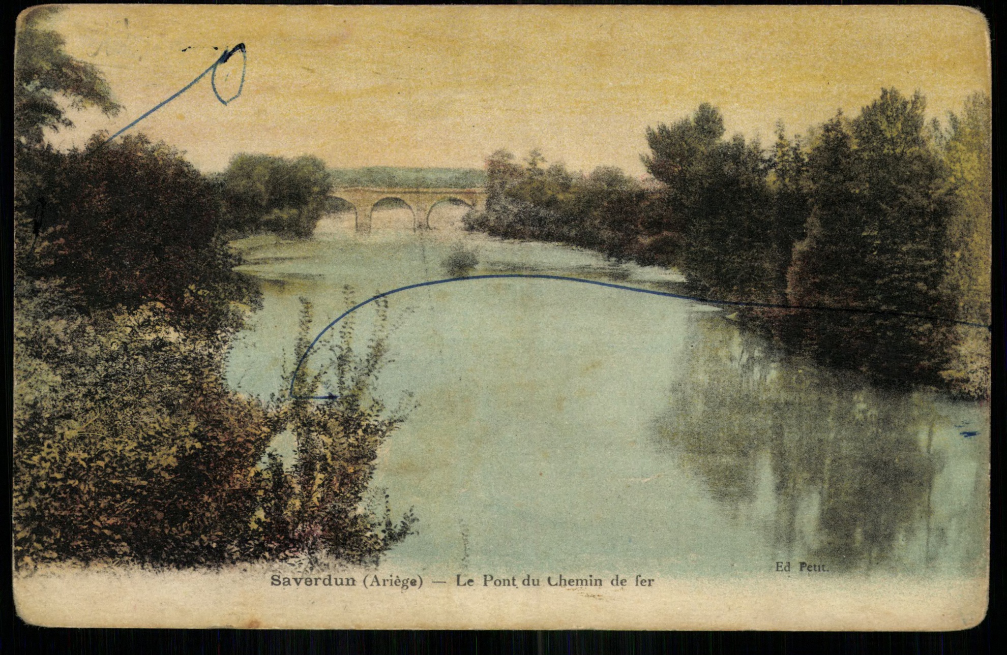Saverdun (Ariége). Le Pont du Chemin de fer (Magyar Kereskedelmi és Vendéglátóipari Múzeum CC BY-NC-ND)