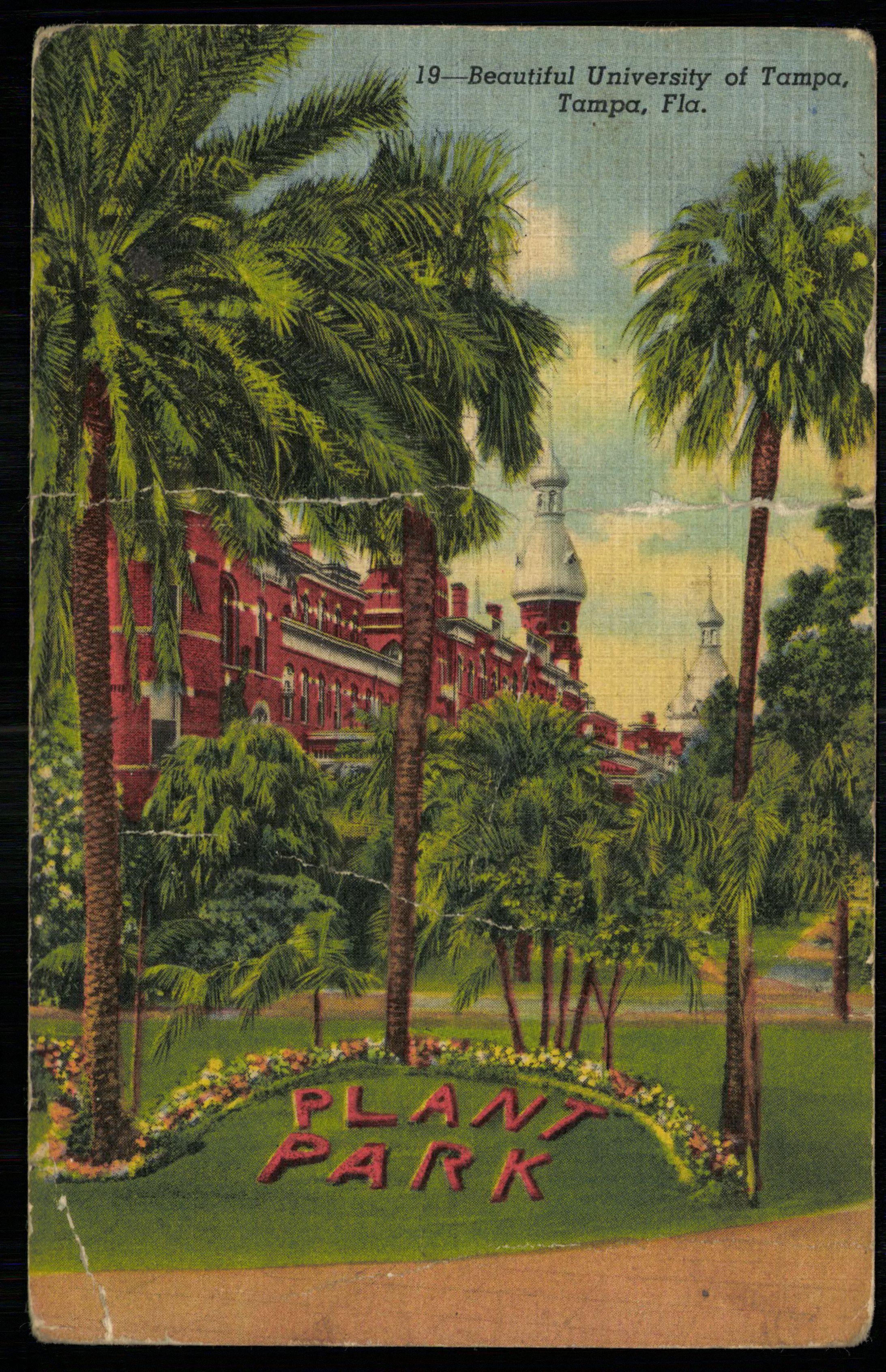 Plant Park; Beautiful University of Tampa, Tampa, Fla (Magyar Kereskedelmi és Vendéglátóipari Múzeum CC BY-NC-ND)