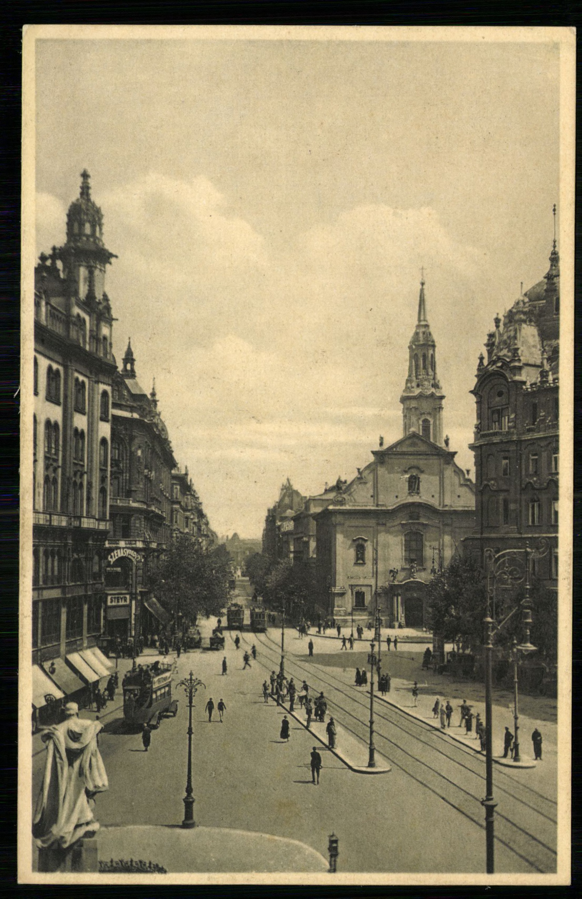 Budapest; Kossuth Lajos utca (Magyar Kereskedelmi és Vendéglátóipari Múzeum CC BY-NC-ND)