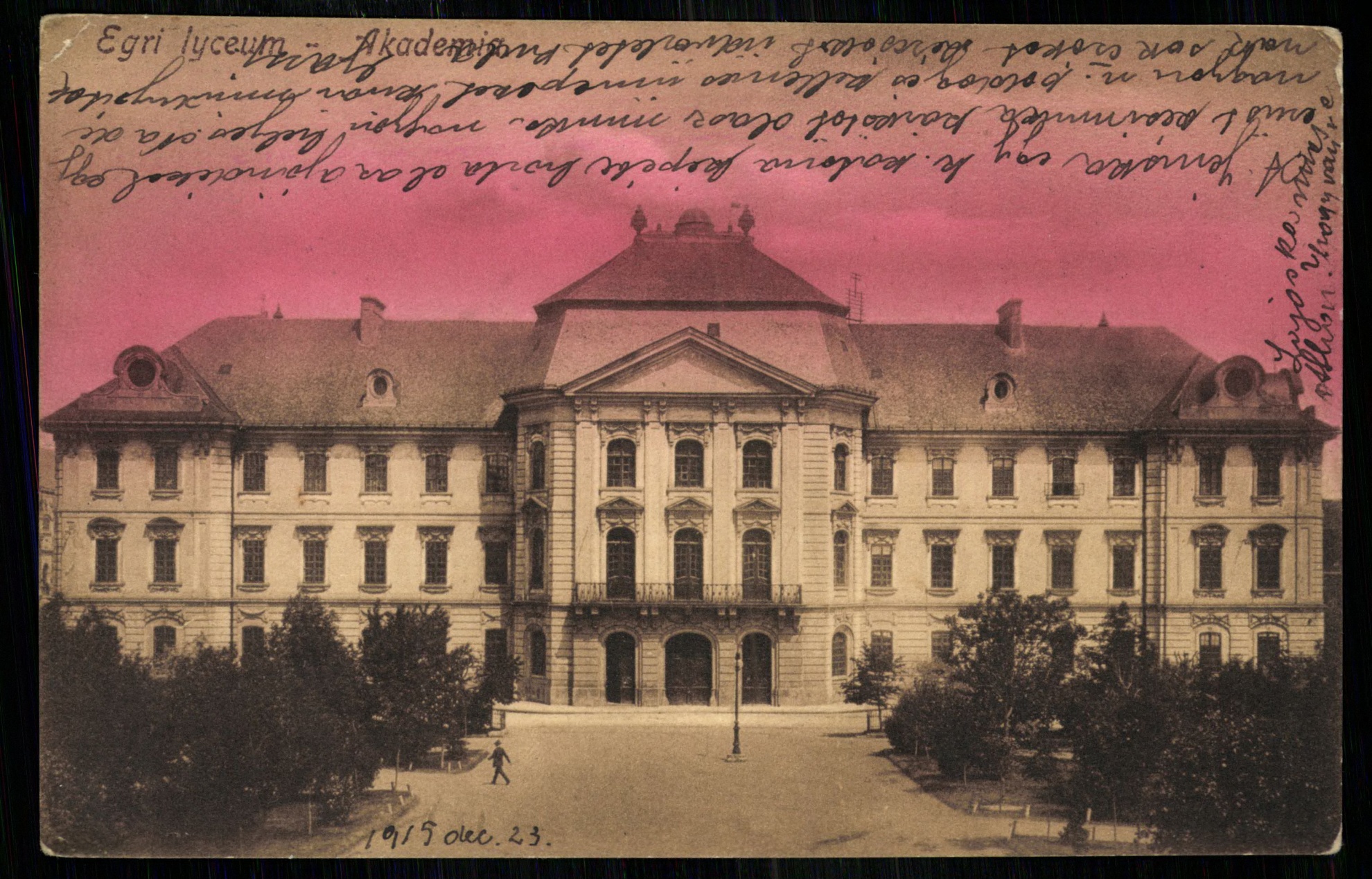 Egri lyceum - Akadémia (Magyar Kereskedelmi és Vendéglátóipari Múzeum CC BY-NC-ND)