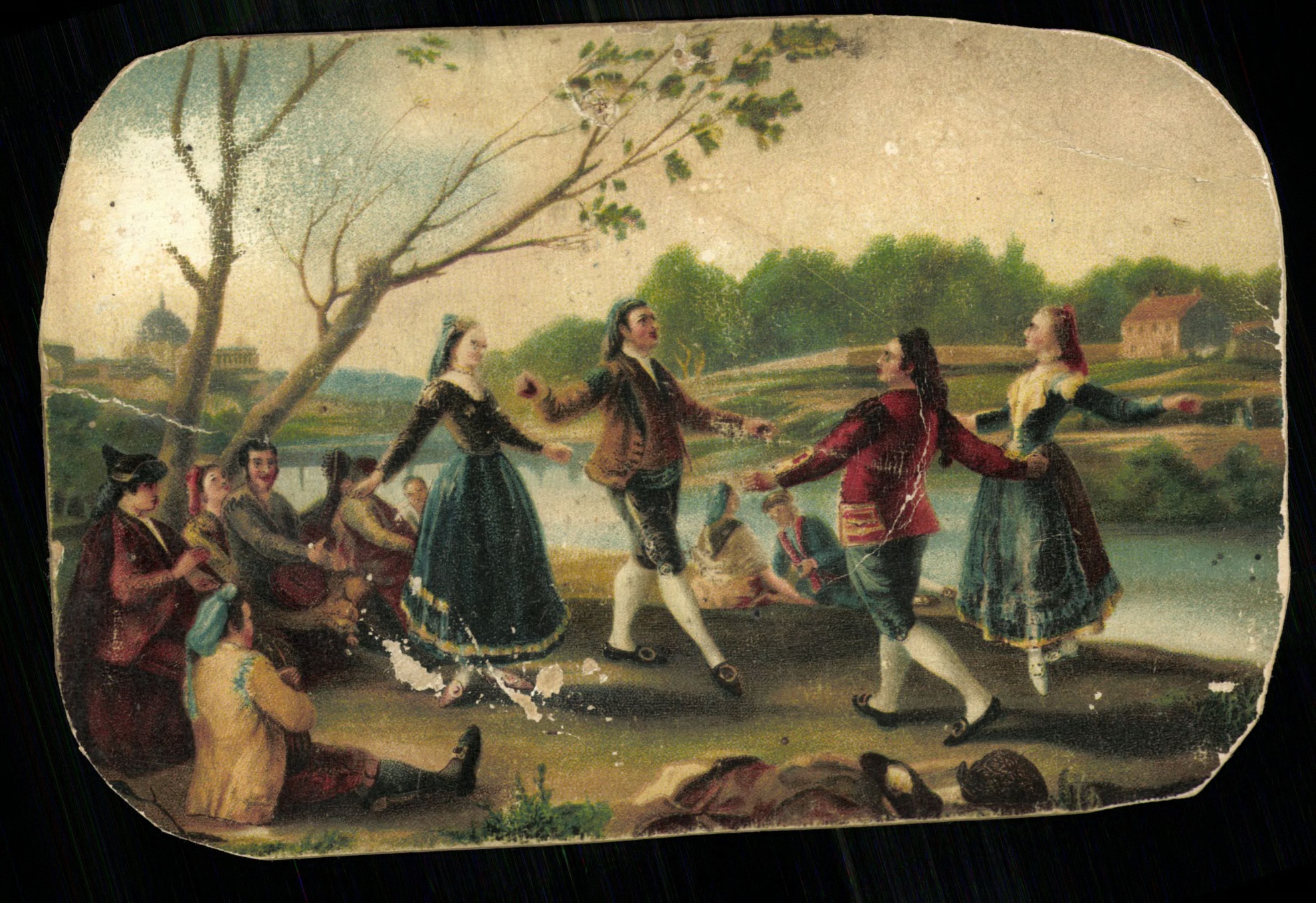 Goya: Tanz in San Antonio de la Florida. Madrid (Magyar Kereskedelmi és Vendéglátóipari Múzeum CC BY-NC-ND)