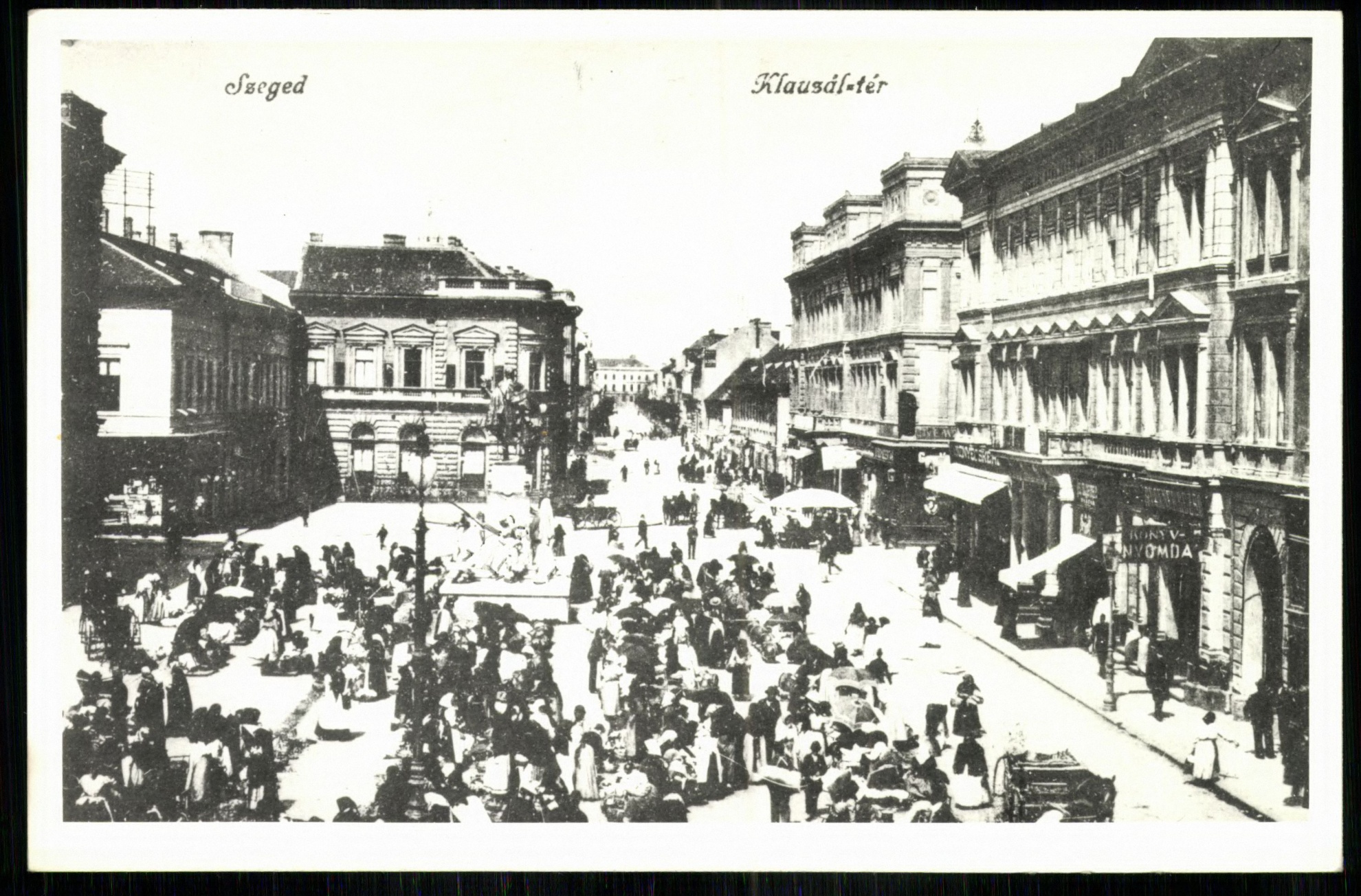 Szeged; Klauzál tér (Magyar Kereskedelmi és Vendéglátóipari Múzeum CC BY-NC-ND)