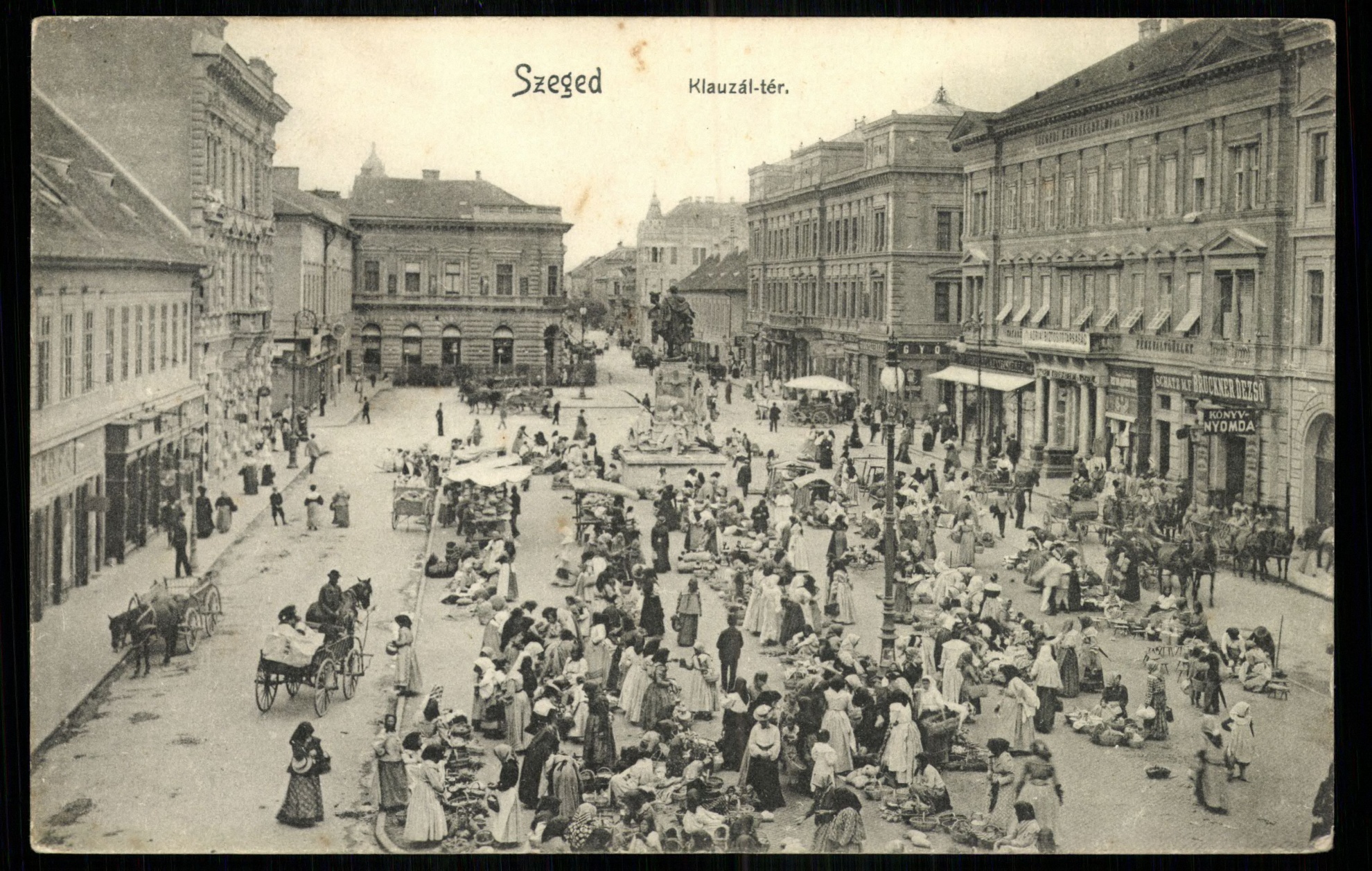 Szeged; Klauzál térBartos Lipót, Szeged (Magyar Kereskedelmi és Vendéglátóipari Múzeum CC BY-NC-ND)