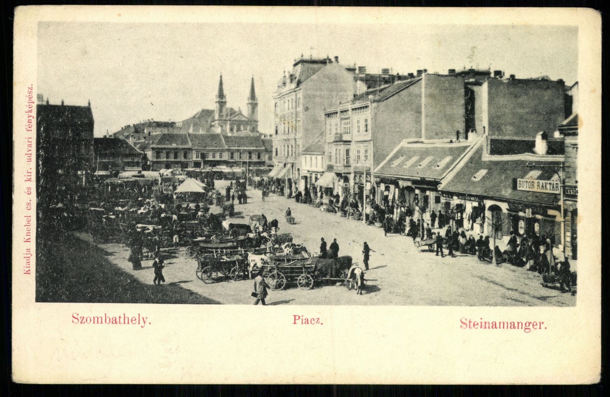 Szombathely; Piac (Magyar Kereskedelmi és Vendéglátóipari Múzeum CC BY-NC-ND)