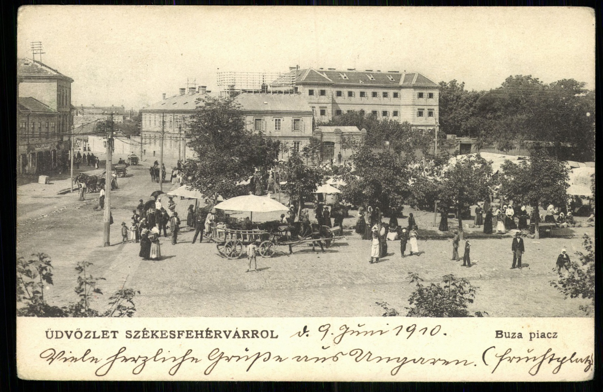 Székesfehérvár; Búza piac (Magyar Kereskedelmi és Vendéglátóipari Múzeum CC BY-NC-ND)