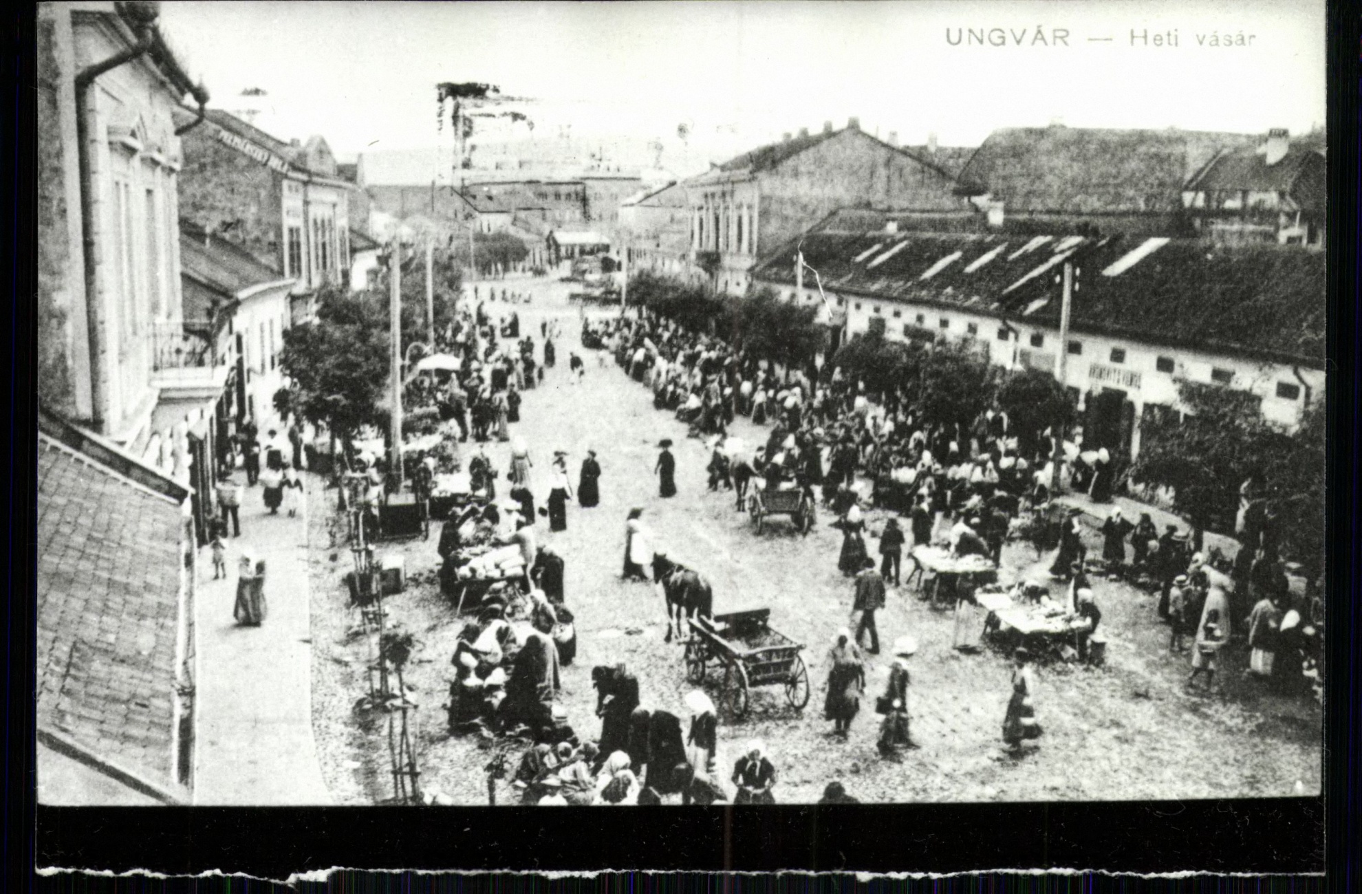 Ungvár; Heti vásár (Magyar Kereskedelmi és Vendéglátóipari Múzeum CC BY-NC-ND)