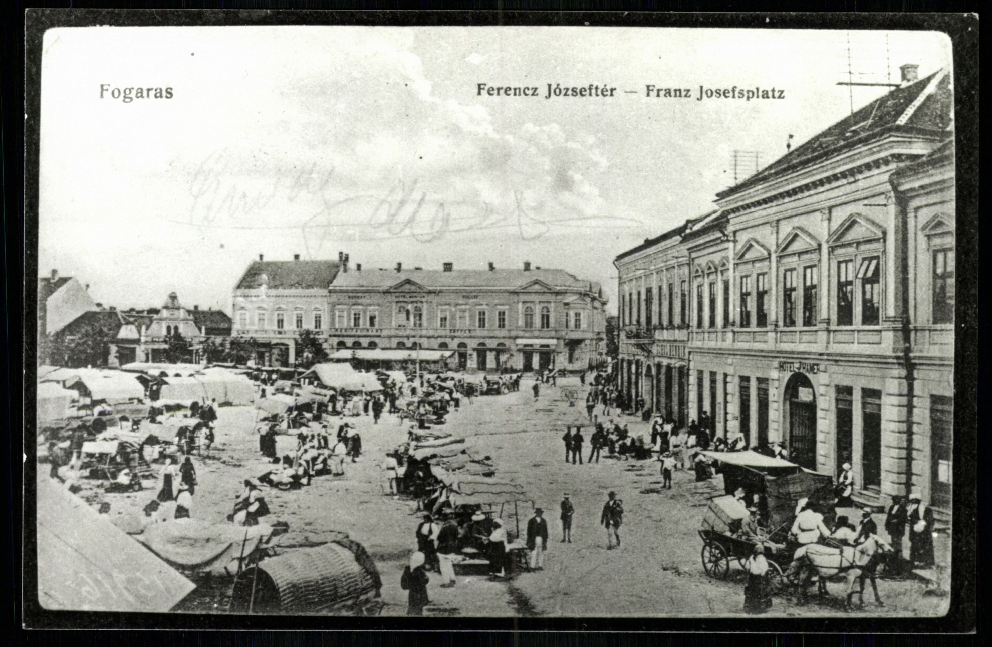 Fogaras; Ferenc József tér (Magyar Kereskedelmi és Vendéglátóipari Múzeum CC BY-NC-ND)