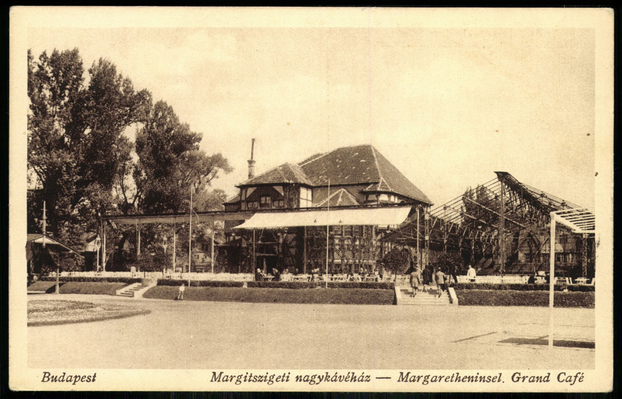 Budapest. Margitszigeti nagykávéház (Magyar Kereskedelmi és Vendéglátóipari Múzeum CC BY-NC-ND)