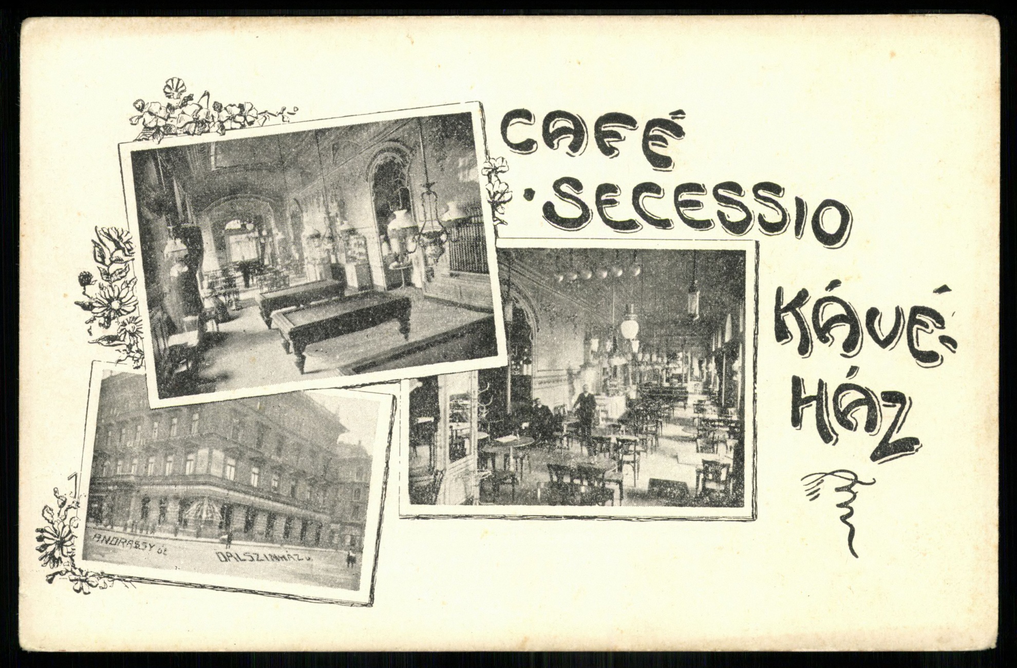 Café Secessio kávéház (Magyar Kereskedelmi és Vendéglátóipari Múzeum CC BY-NC-ND)