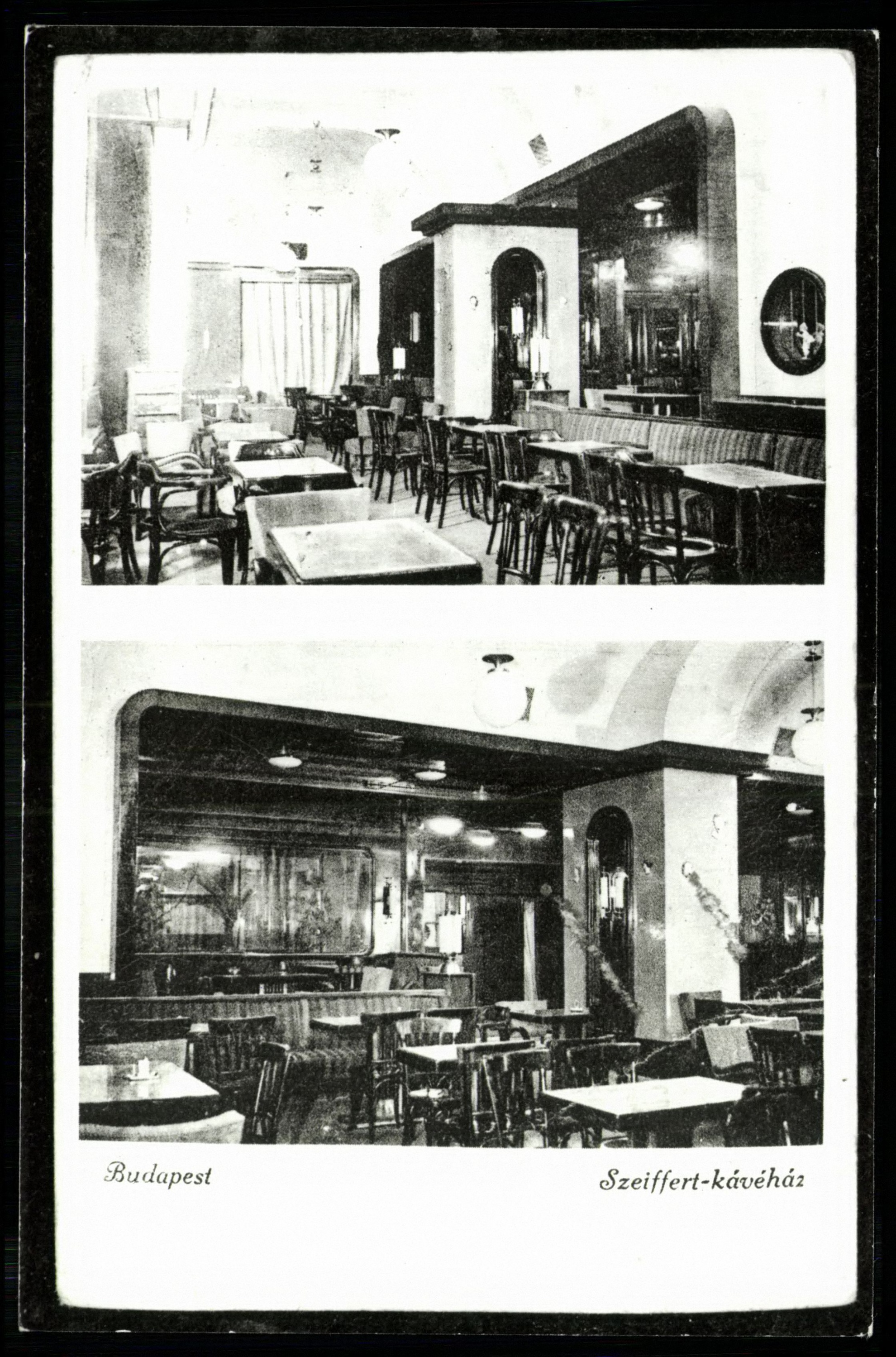 Szeiffert kávéház, Budapest, Margit körút 5. (Magyar Kereskedelmi és Vendéglátóipari Múzeum CC BY-NC-ND)