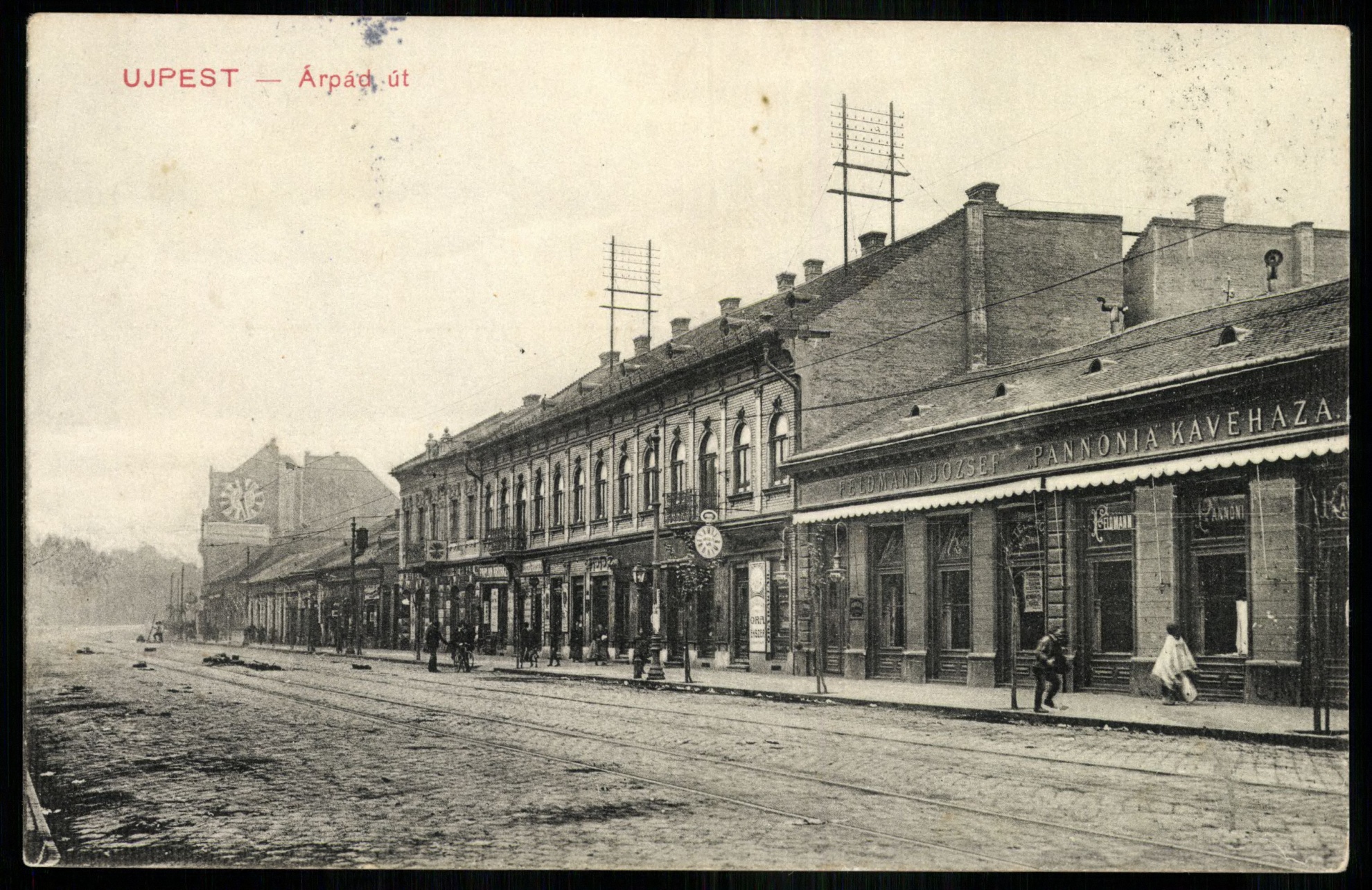 Újpest Árpád út. Pannónia kávéház (Magyar Kereskedelmi és Vendéglátóipari Múzeum CC BY-NC-ND)