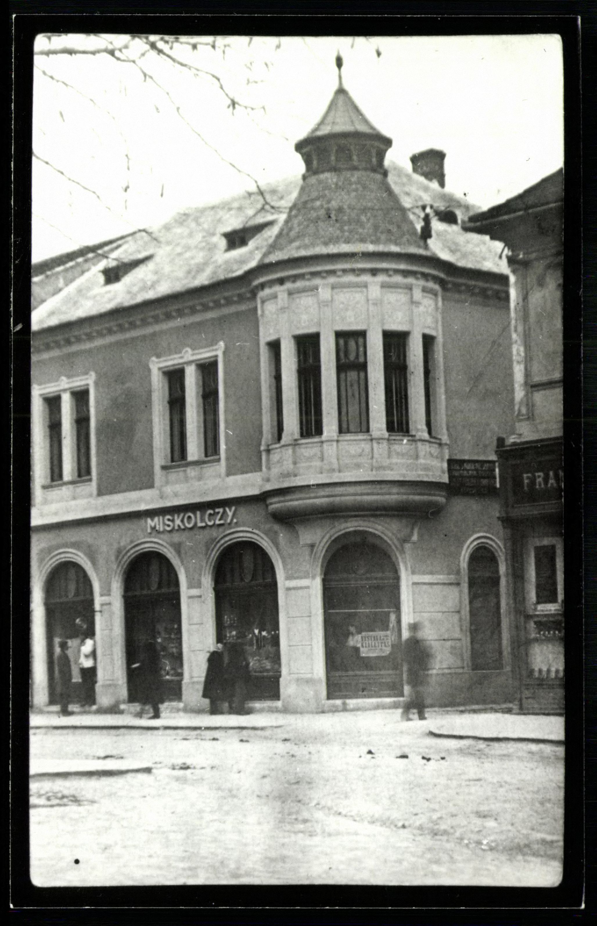 Rimaszombat Miskolczy Lajos háza, Deák F. u. 2. (Magyar Kereskedelmi és Vendéglátóipari Múzeum CC BY-NC-ND)