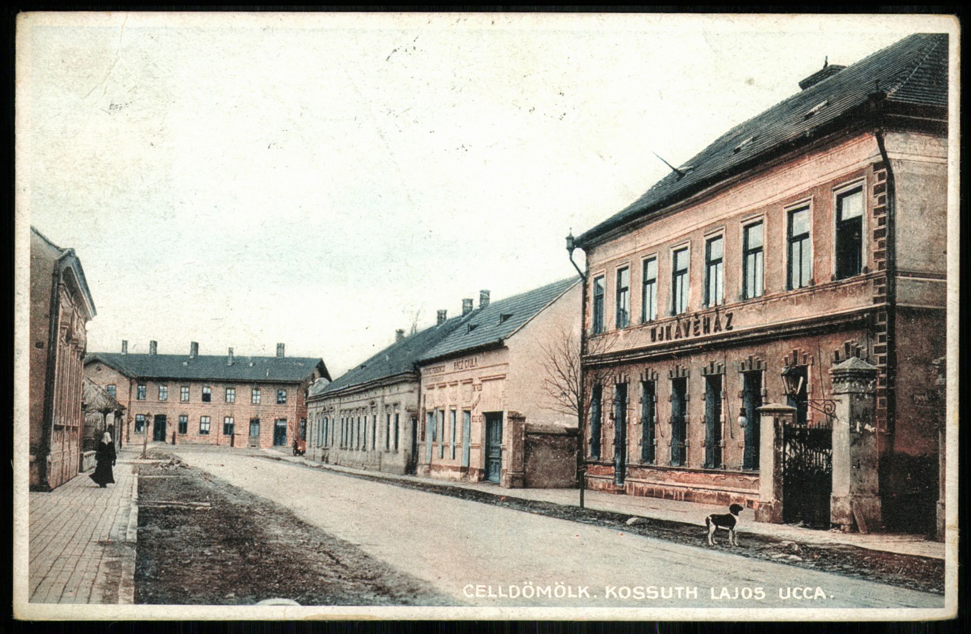 Celldömölk Kossuth Lajos utca. Új Kávéház (Magyar Kereskedelmi és Vendéglátóipari Múzeum CC BY-NC-ND)
