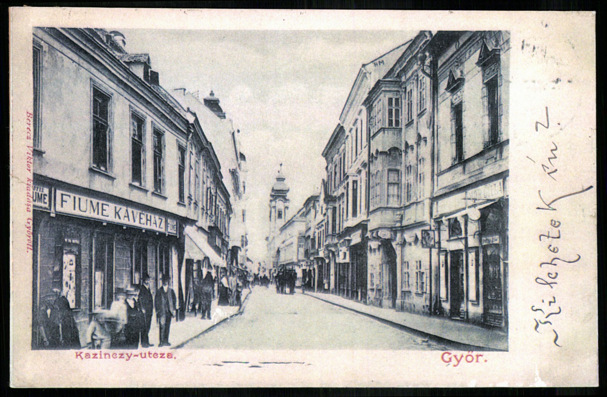 Győr. Kazinczy utca (Magyar Kereskedelmi és Vendéglátóipari Múzeum CC BY-NC-ND)